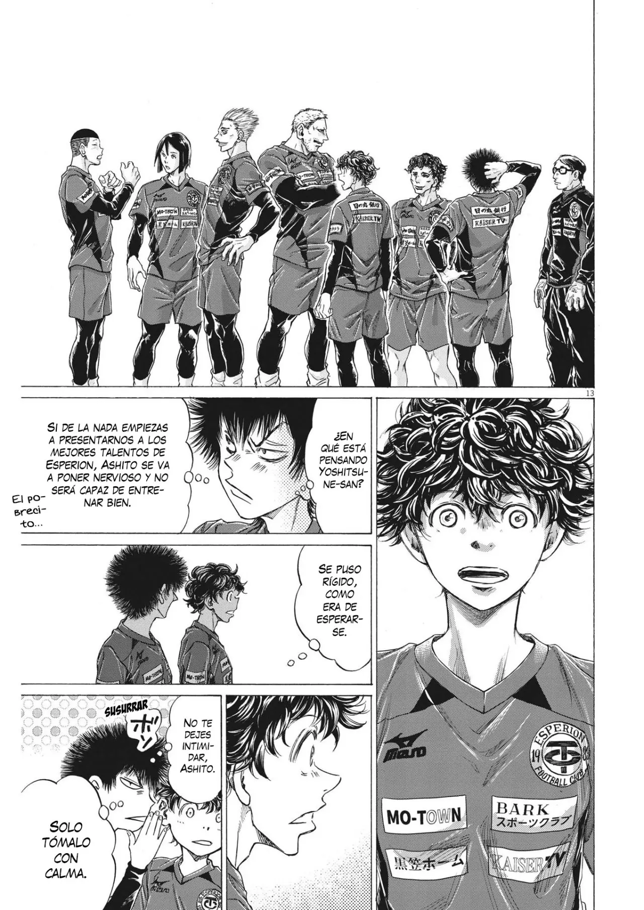 Ao ashi capítulo 284, página 14