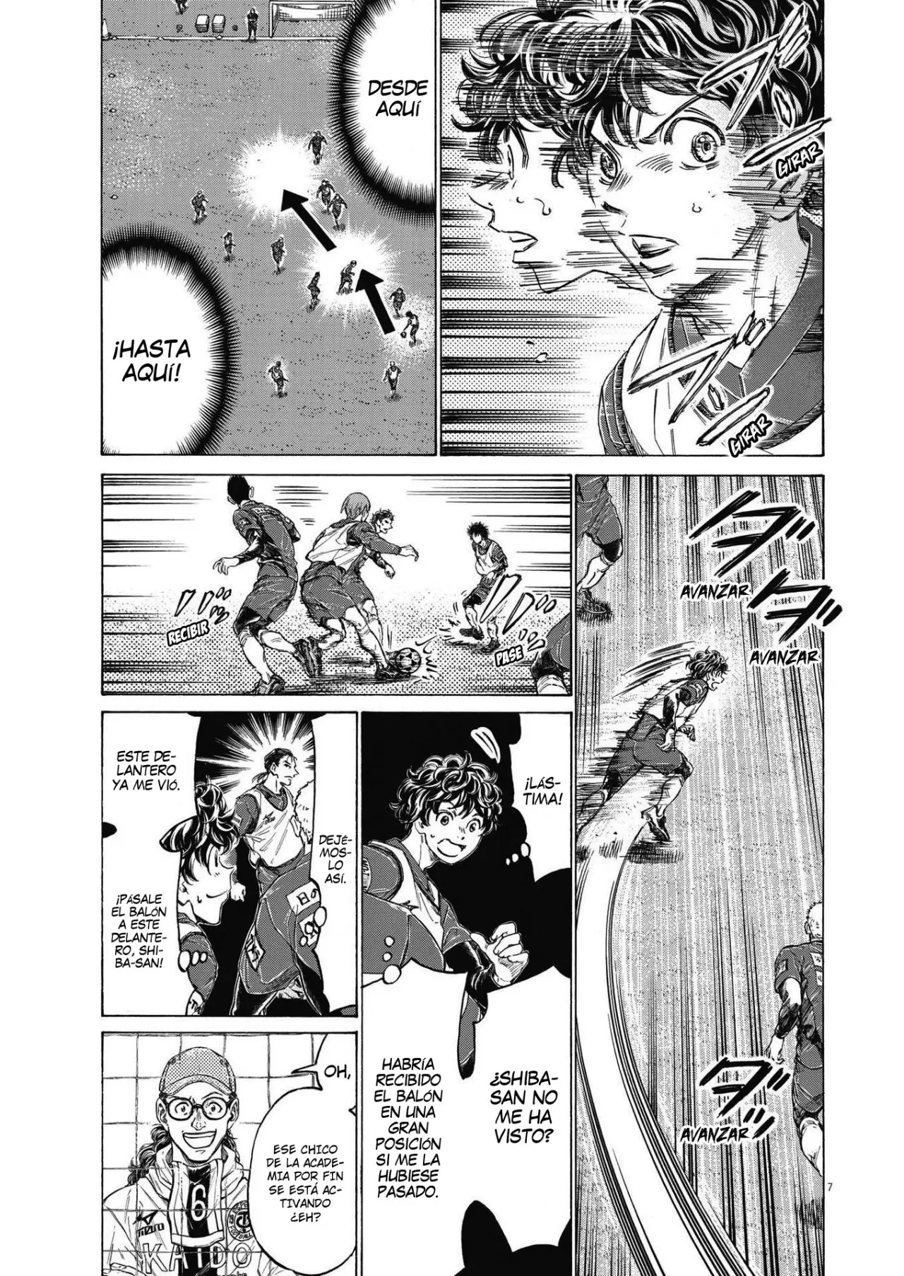Ao ashi capítulo 287, página 8