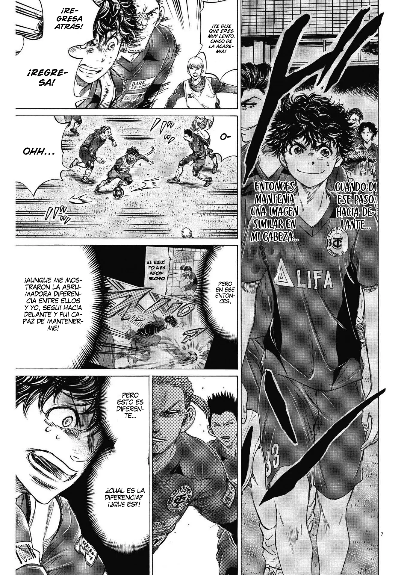Ao ashi capítulo 288, página 7