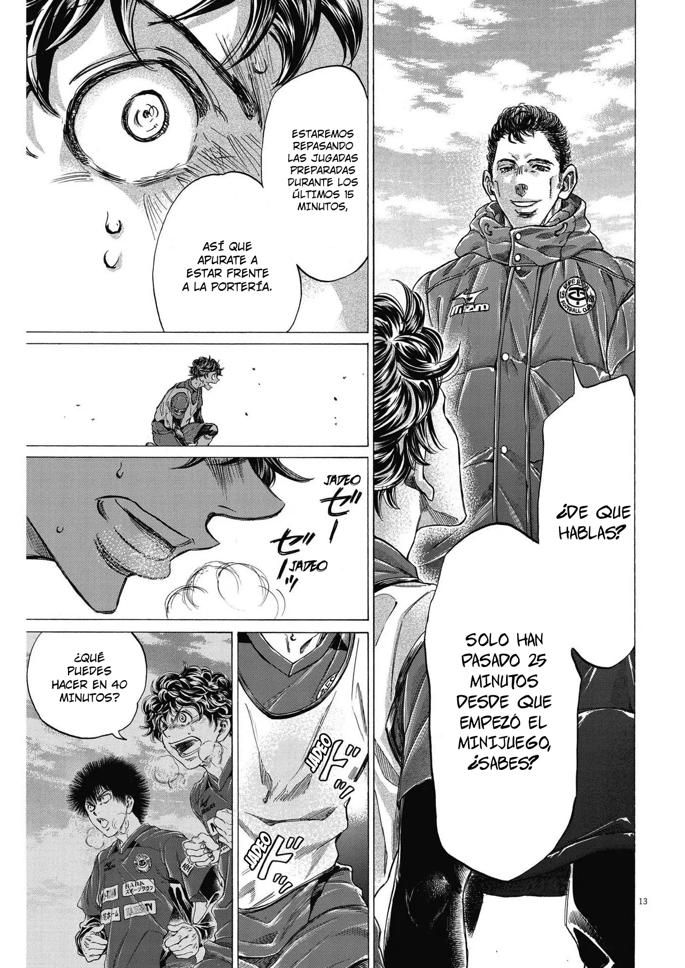 Ao ashi capítulo 288, página 13