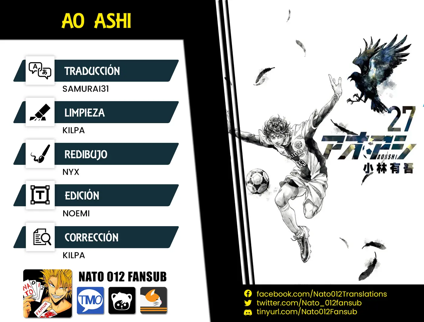 Ao ashi capítulo 289, página 1