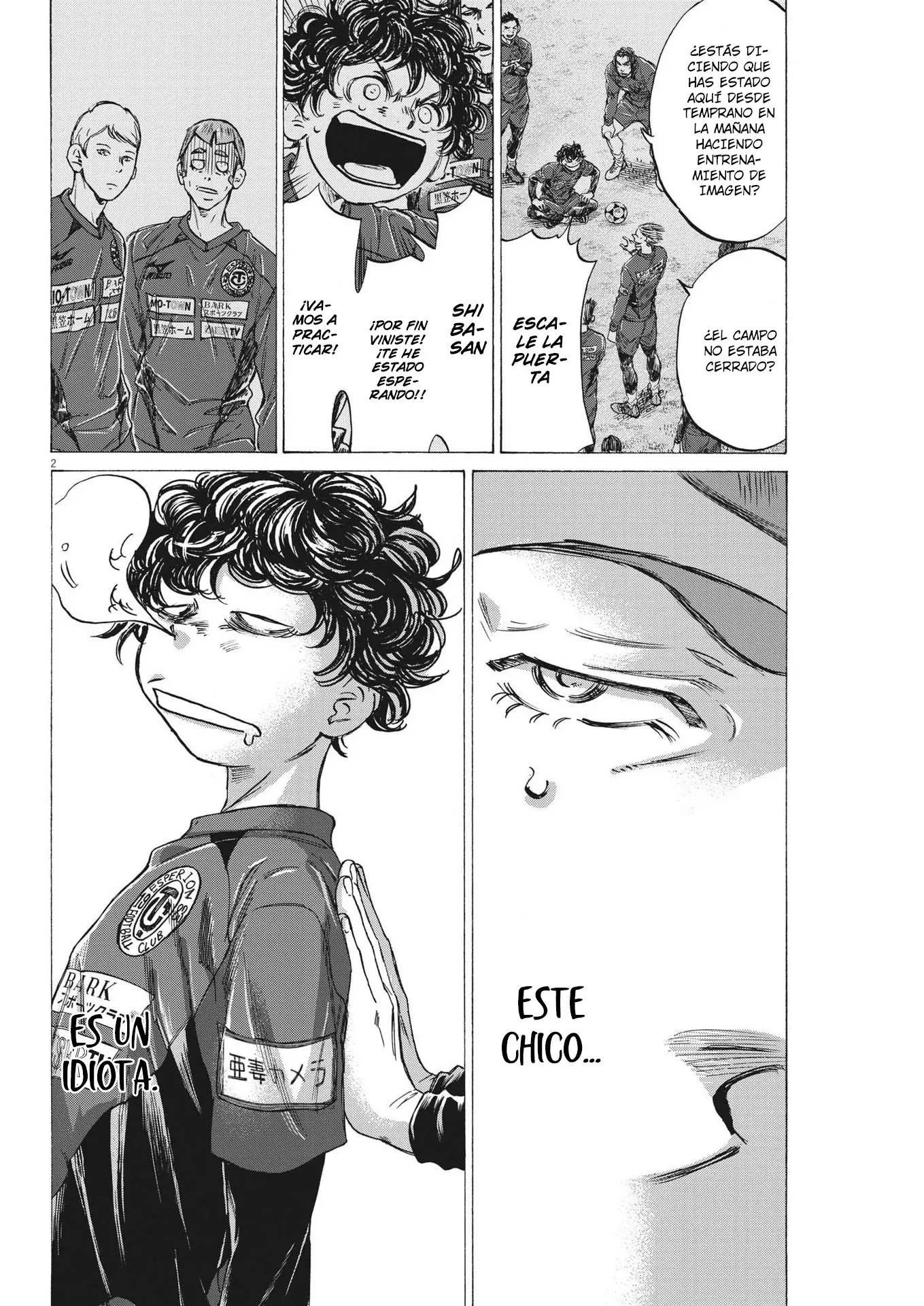 Ao ashi capítulo 293, página 3