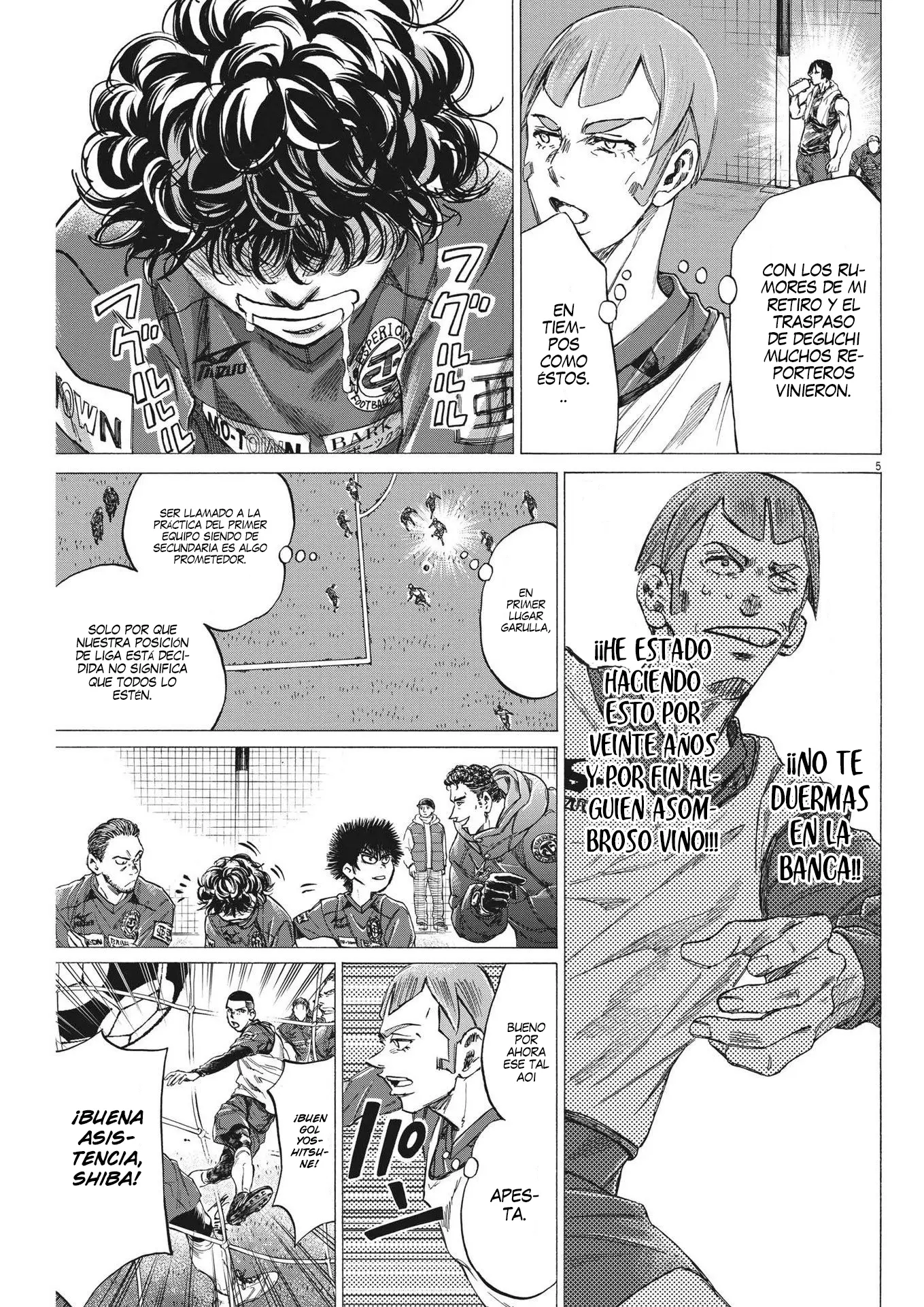 Ao ashi capítulo 293, página 6