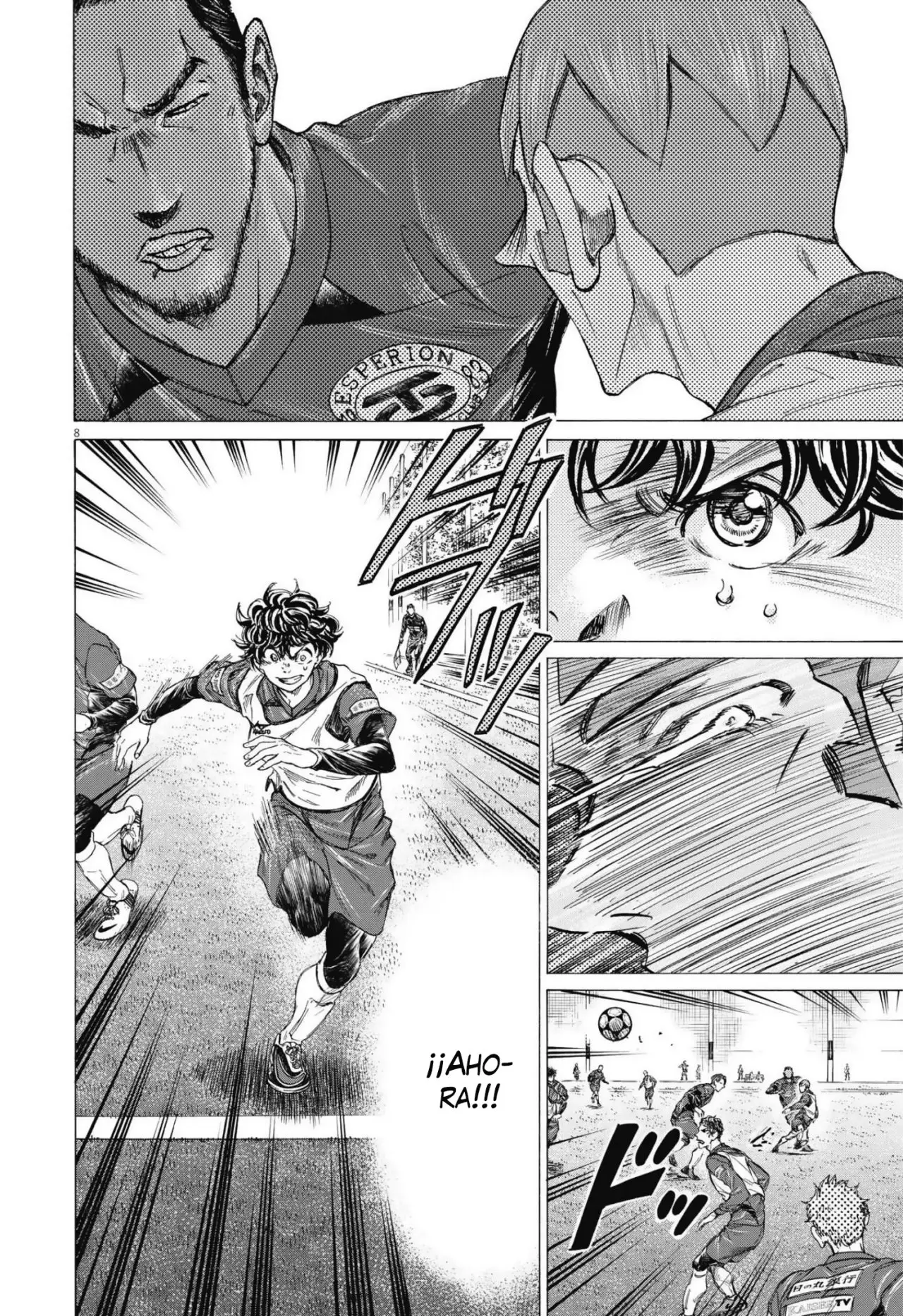 Ao ashi capítulo 294, página 9