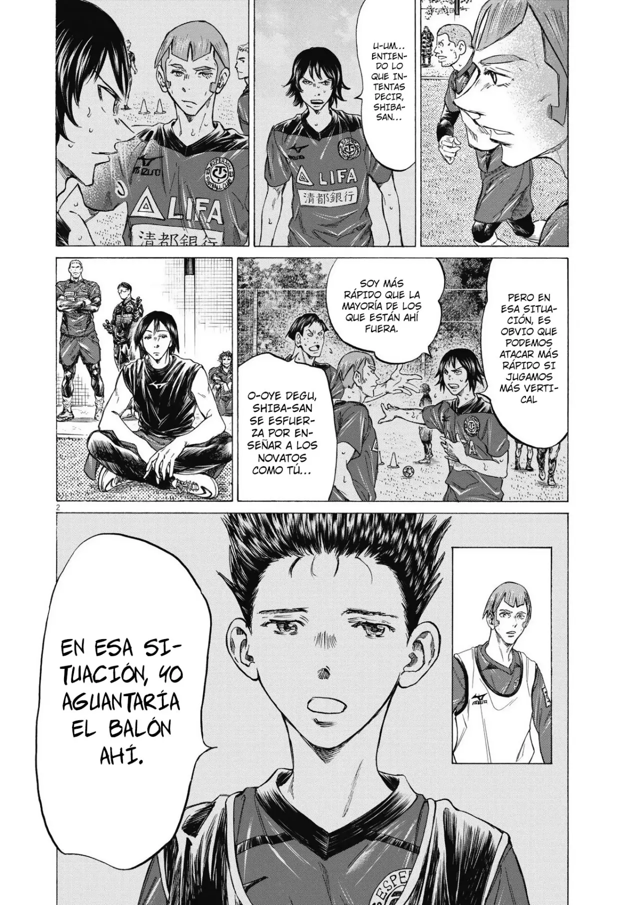 Ao ashi capítulo 295, página 3