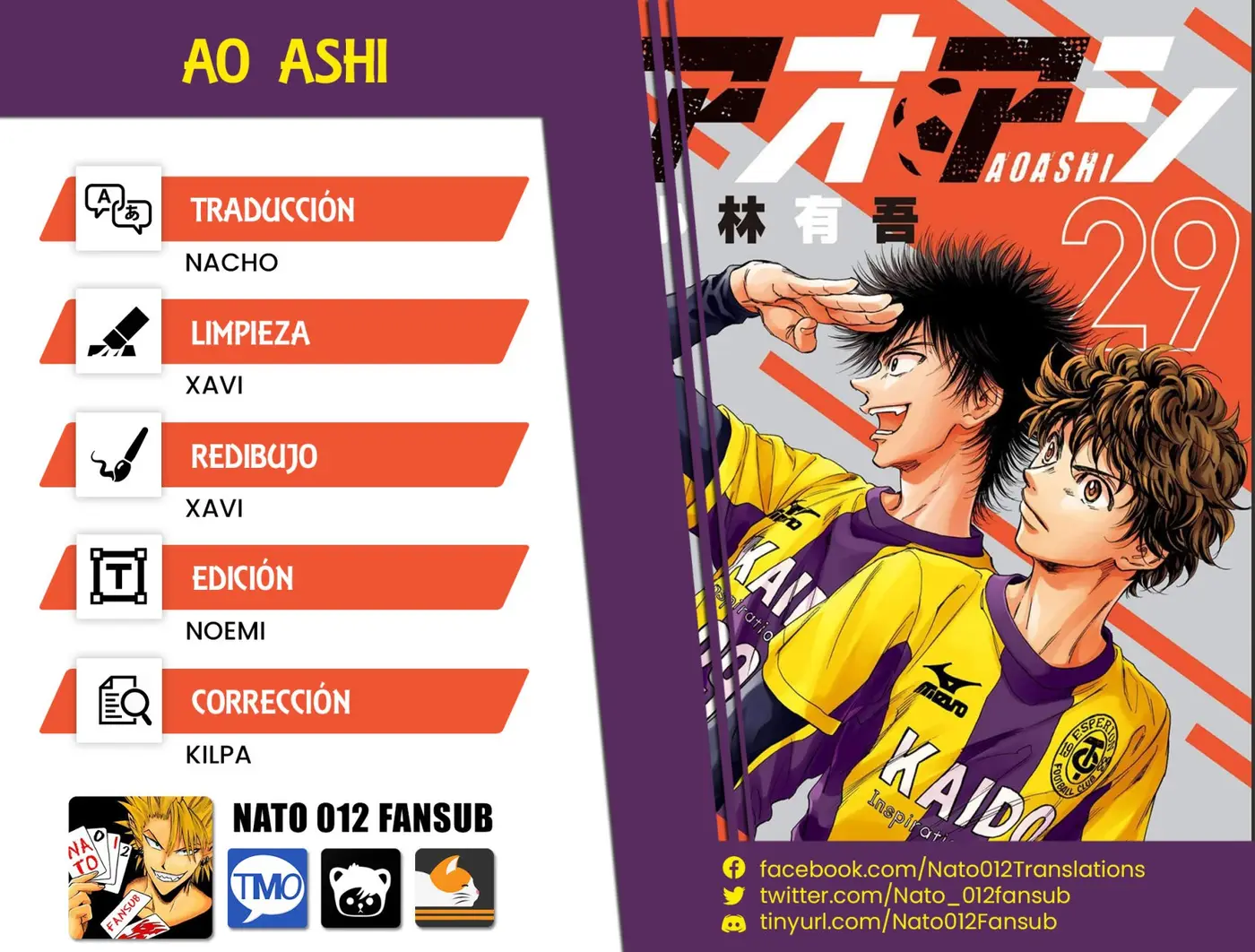 Ao ashi capítulo 296, página 1
