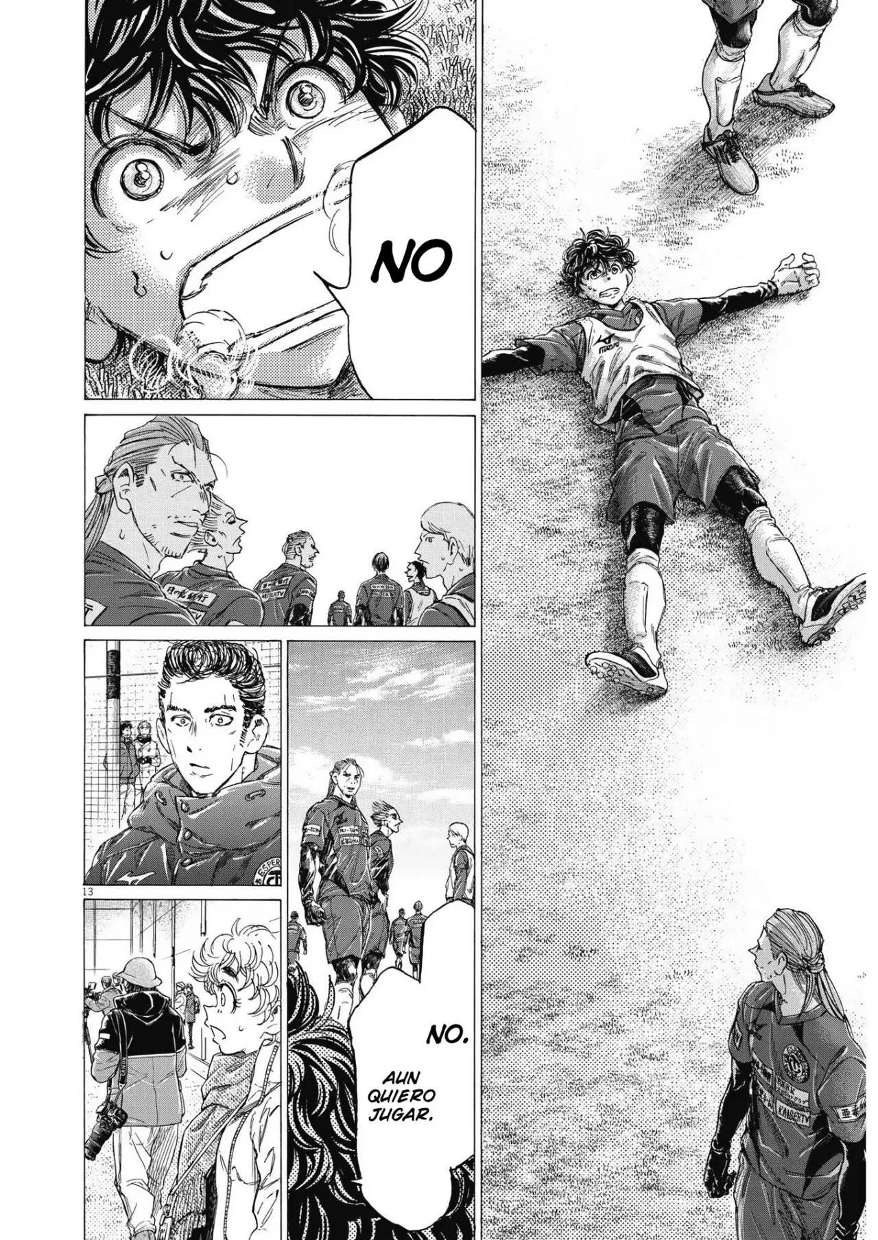 Ao ashi capítulo 296, página 14