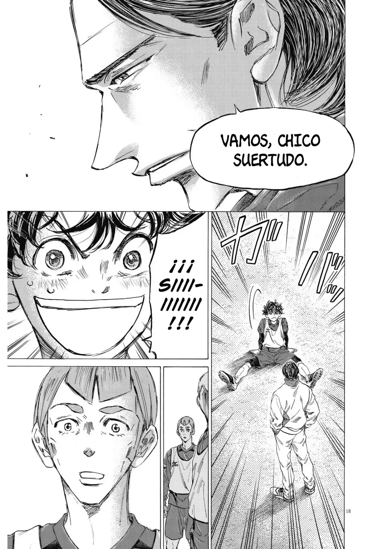 Ao ashi capítulo 296, página 19