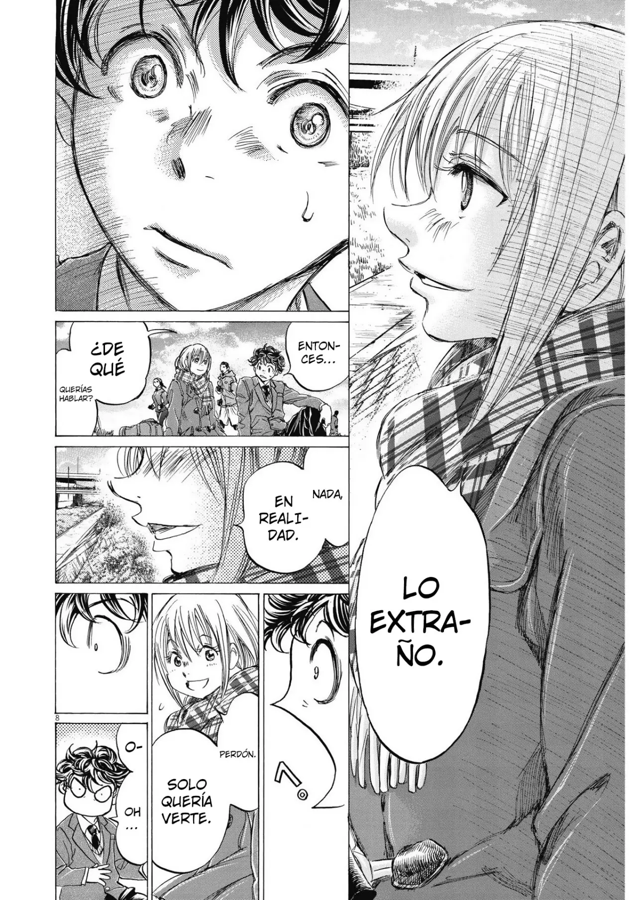Ao ashi capítulo 297, página 9