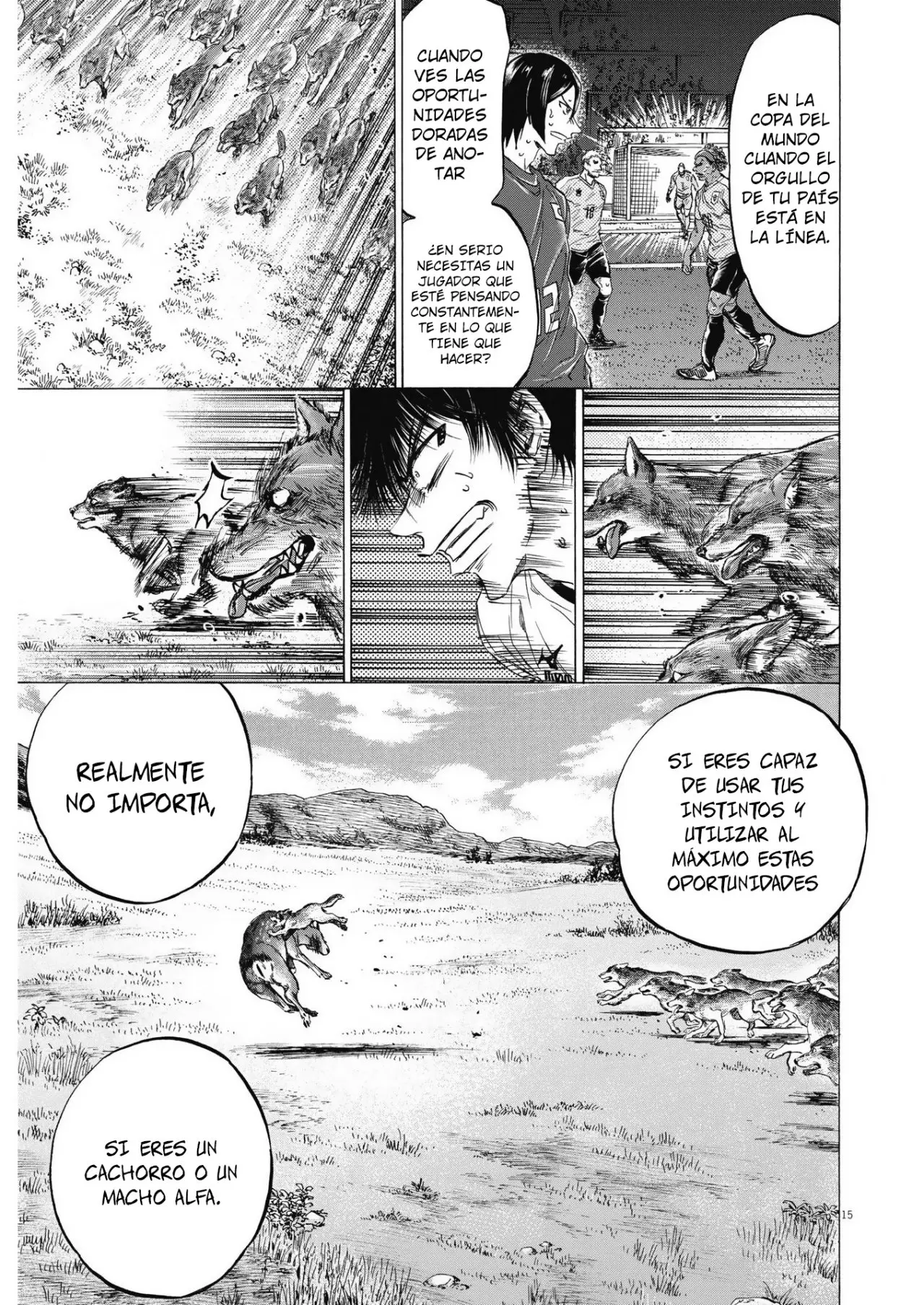 Ao ashi capítulo 299, página 16