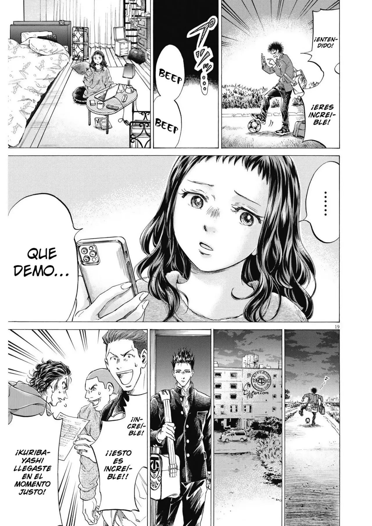 Ao ashi capítulo 299, página 20
