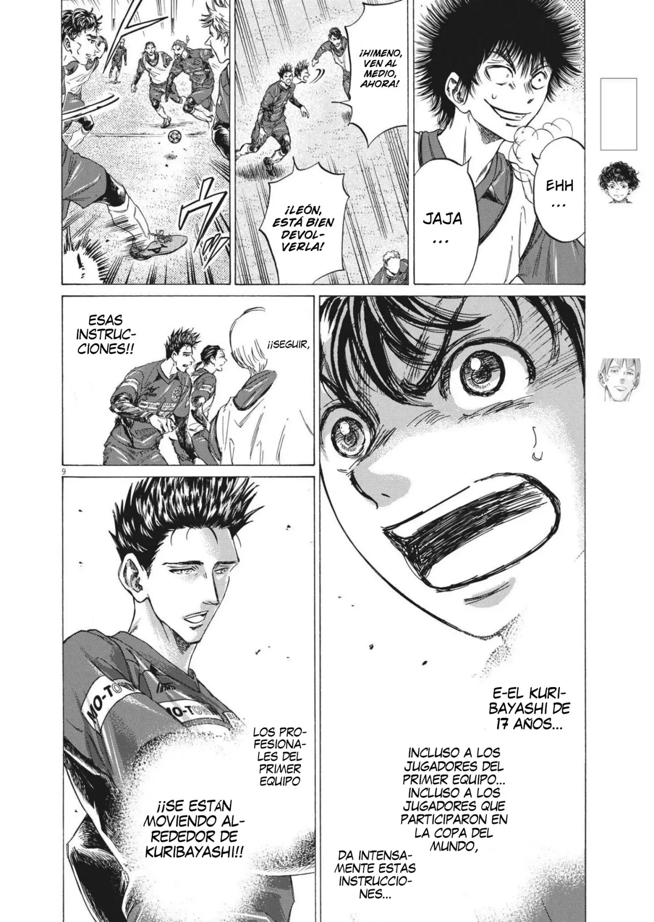 Ao ashi capítulo 301, página 10