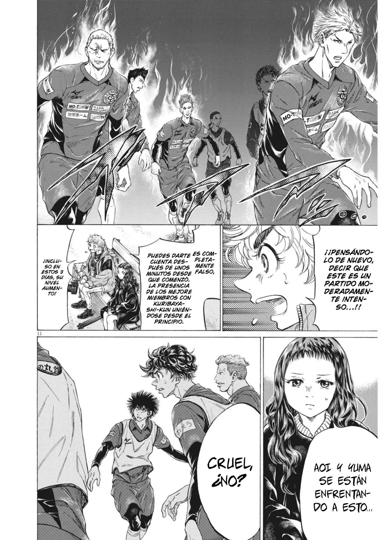 Ao ashi capítulo 301, página 12