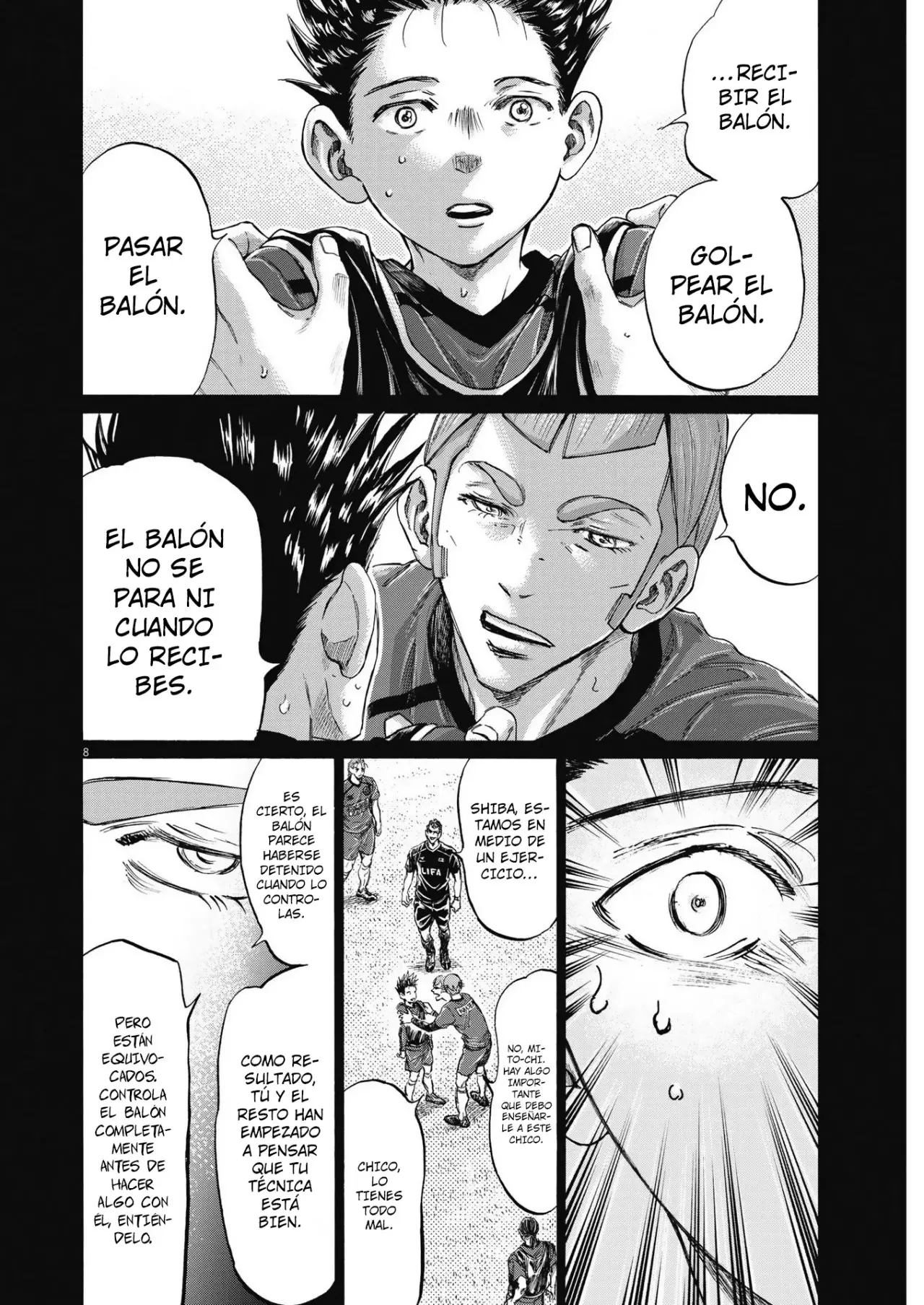 Ao ashi capítulo 304, página 10