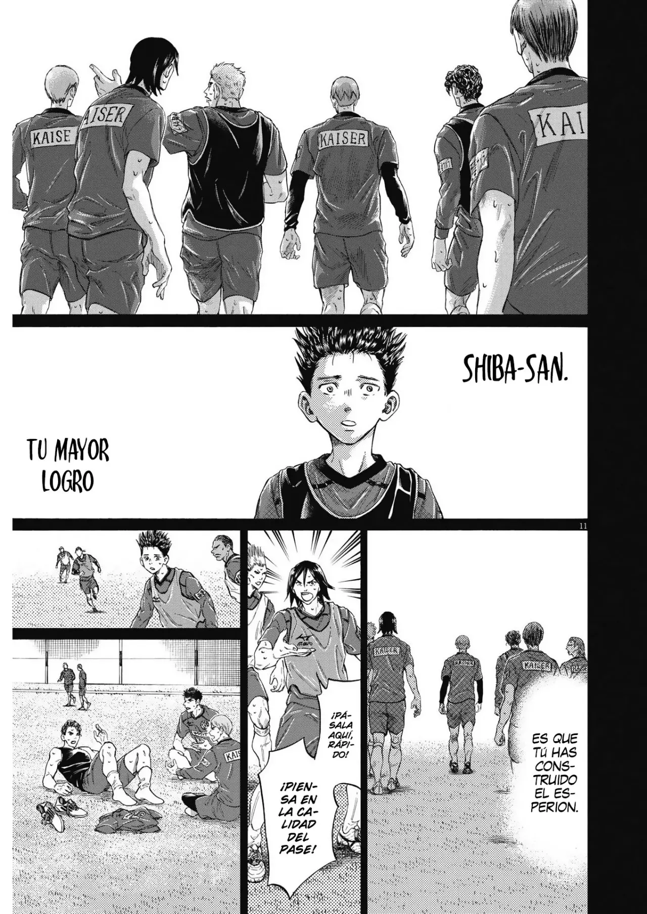 Ao ashi capítulo 304, página 13