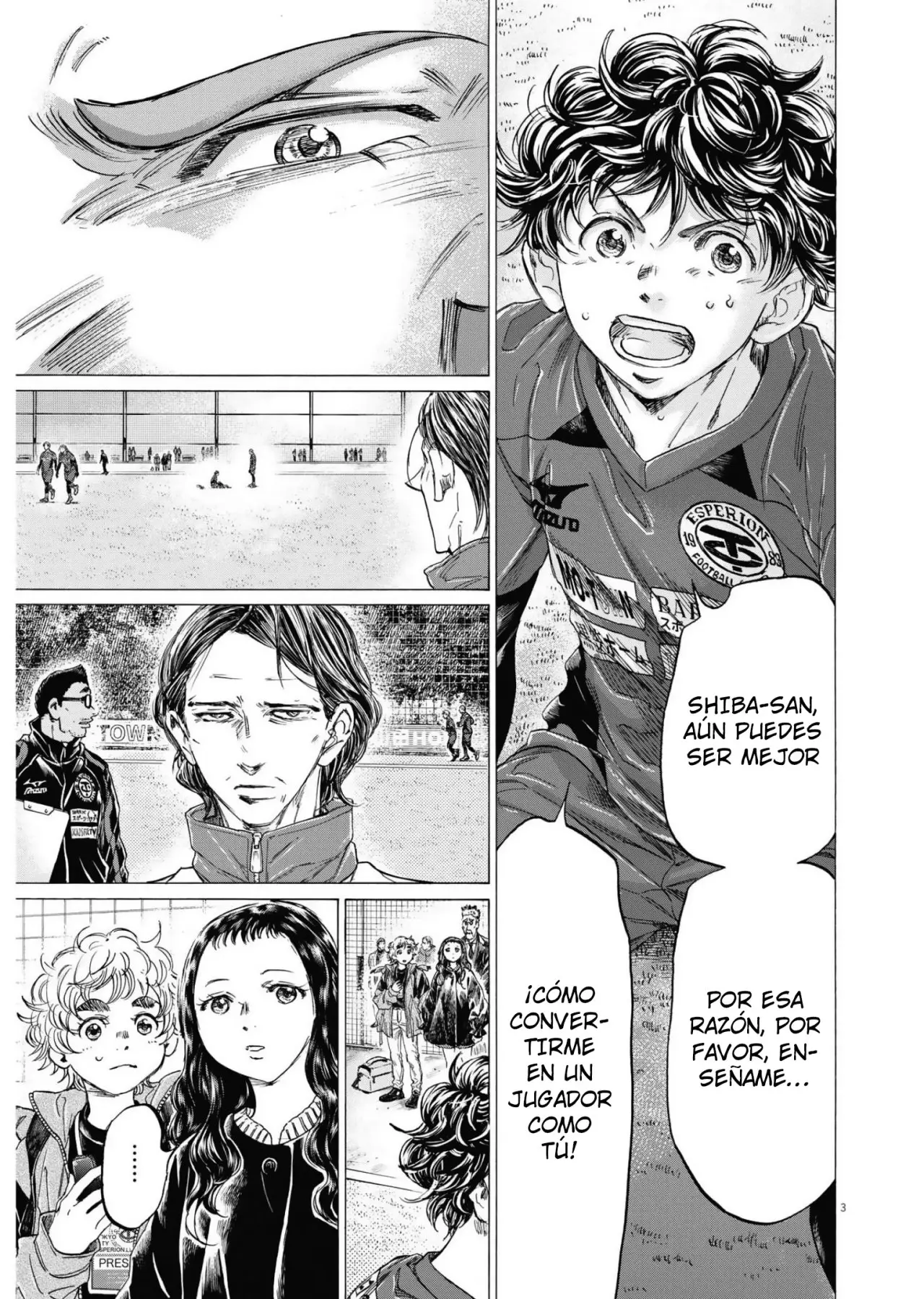 Ao ashi capítulo 307, página 4