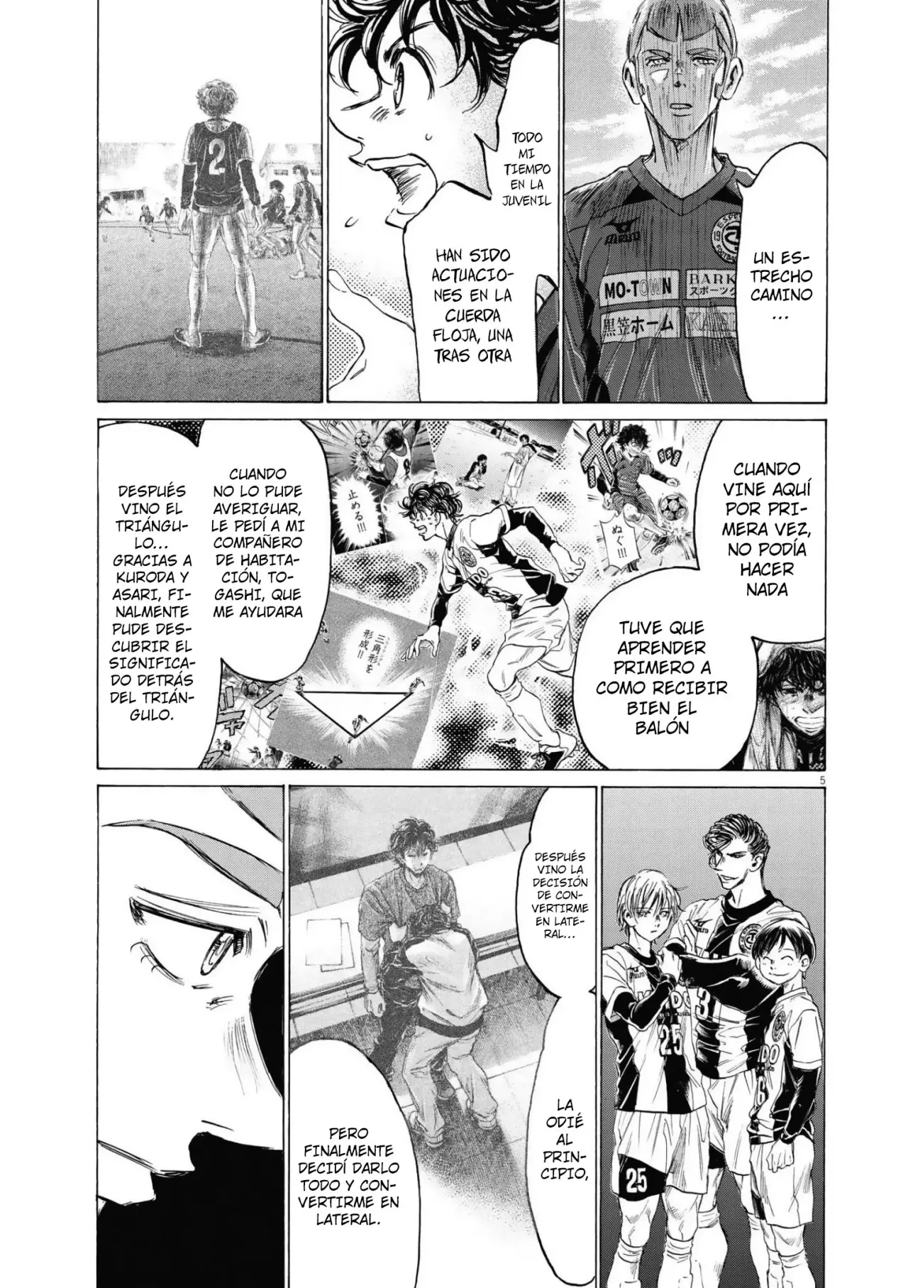 Ao ashi capítulo 307, página 6