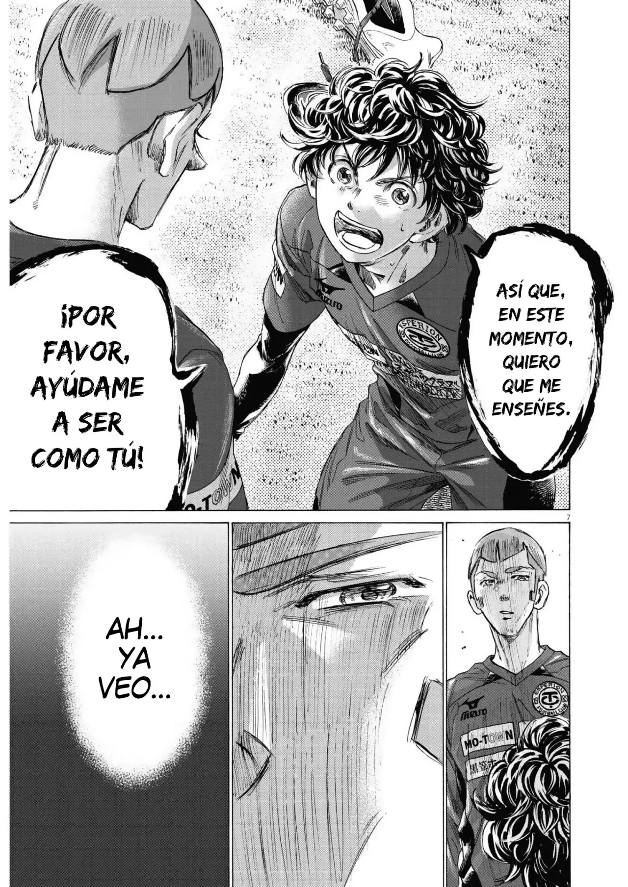 Ao ashi capítulo 307, página 8