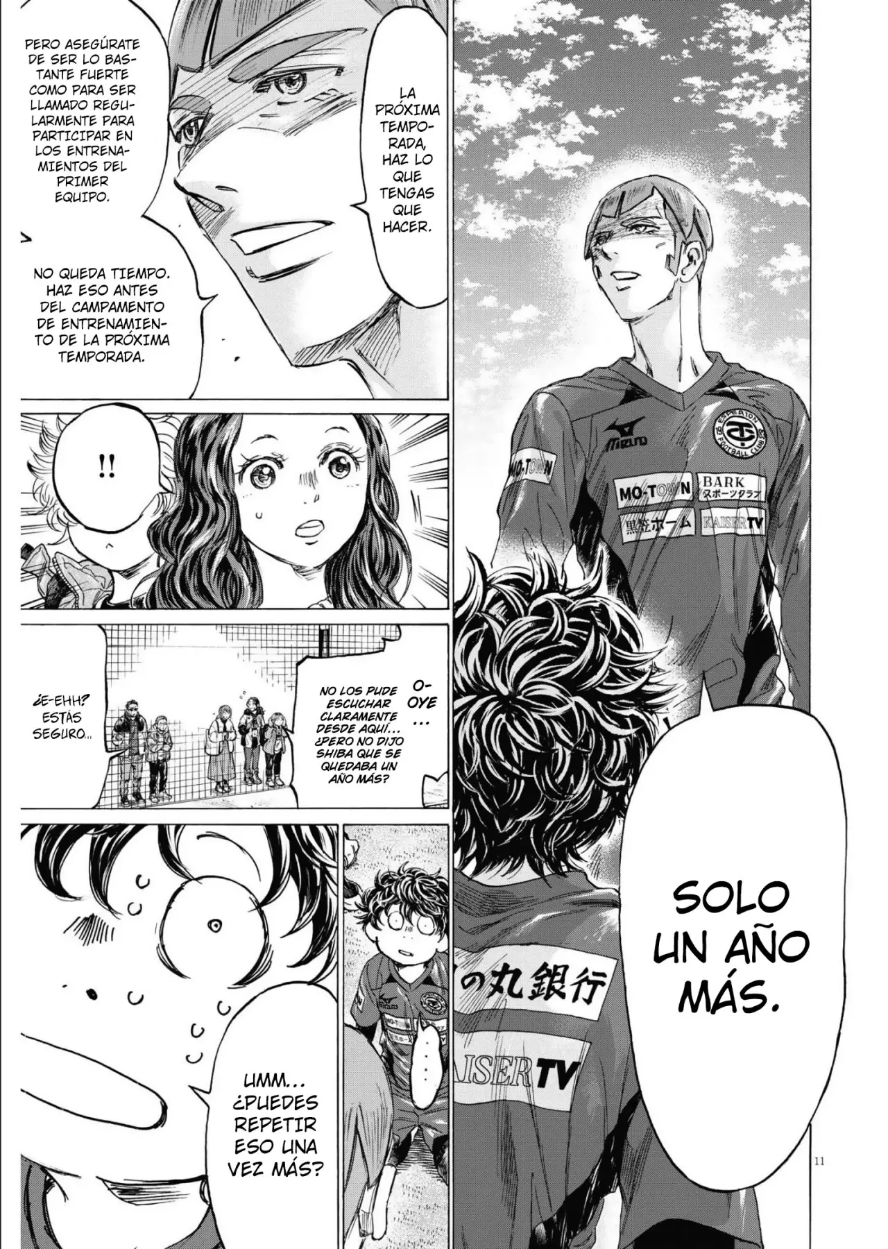 Ao ashi capítulo 307, página 12