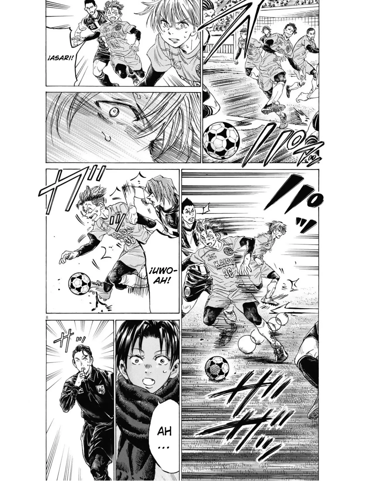 Ao ashi capítulo 308, página 9