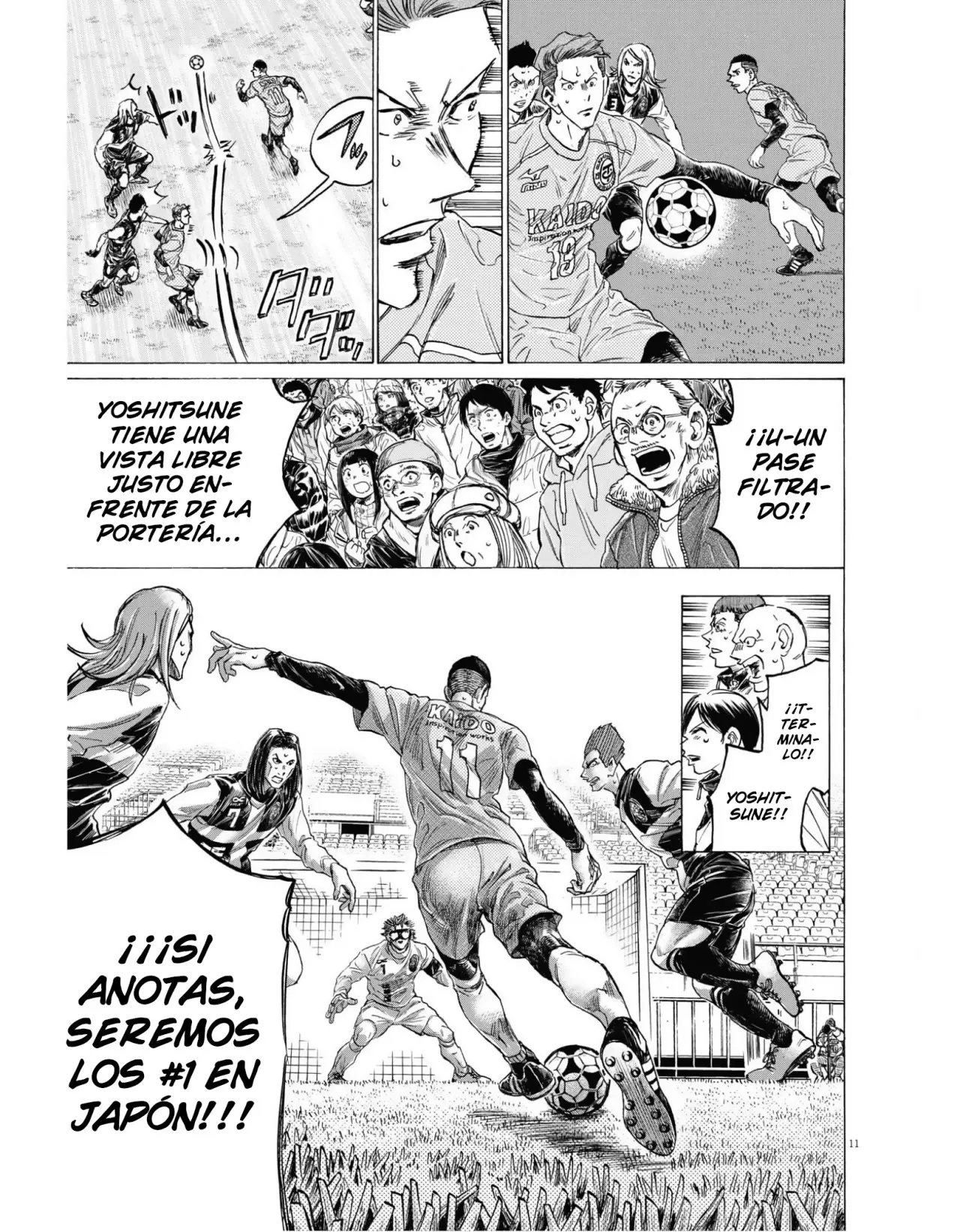 Ao ashi capítulo 308, página 12