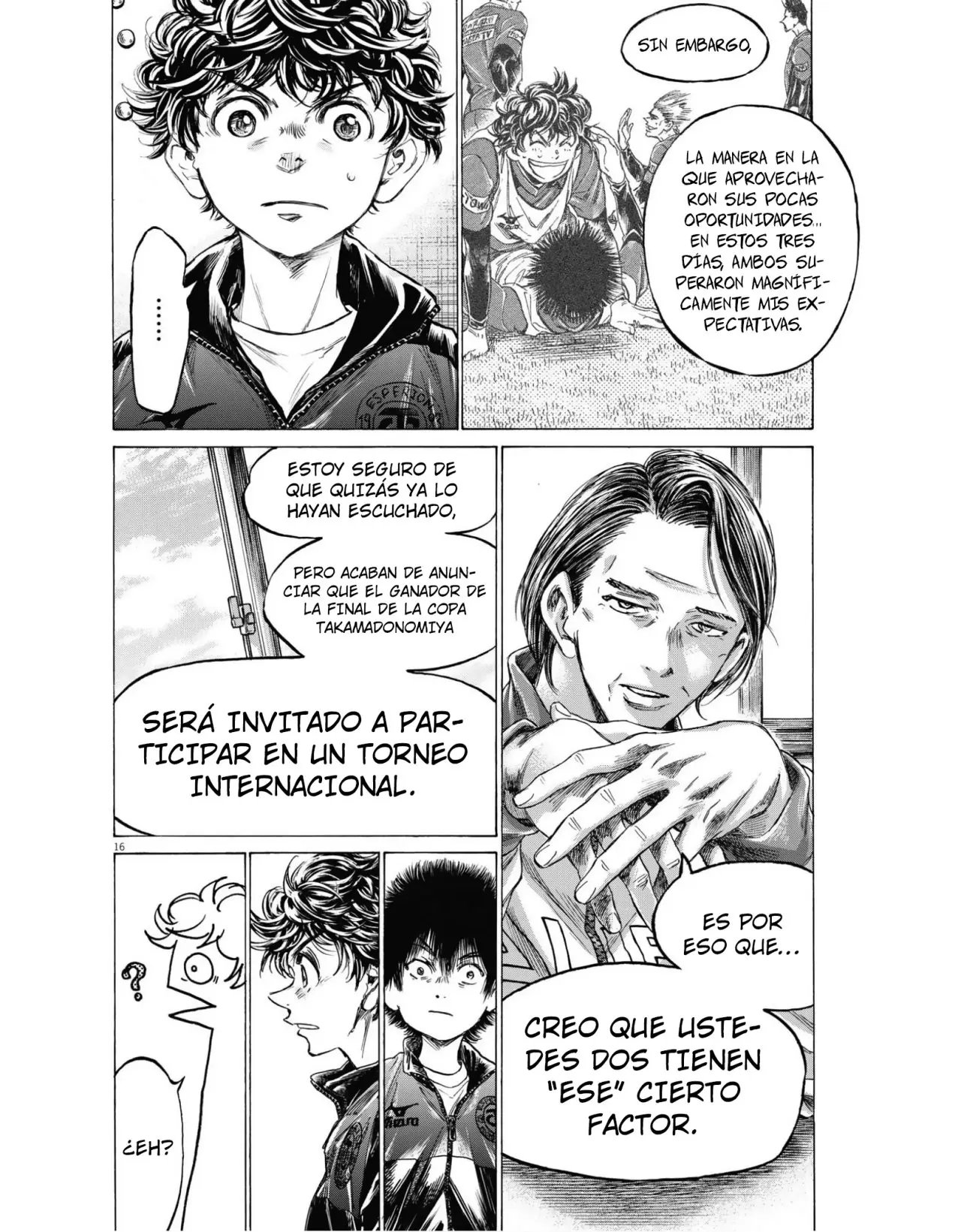 Ao ashi capítulo 308, página 17
