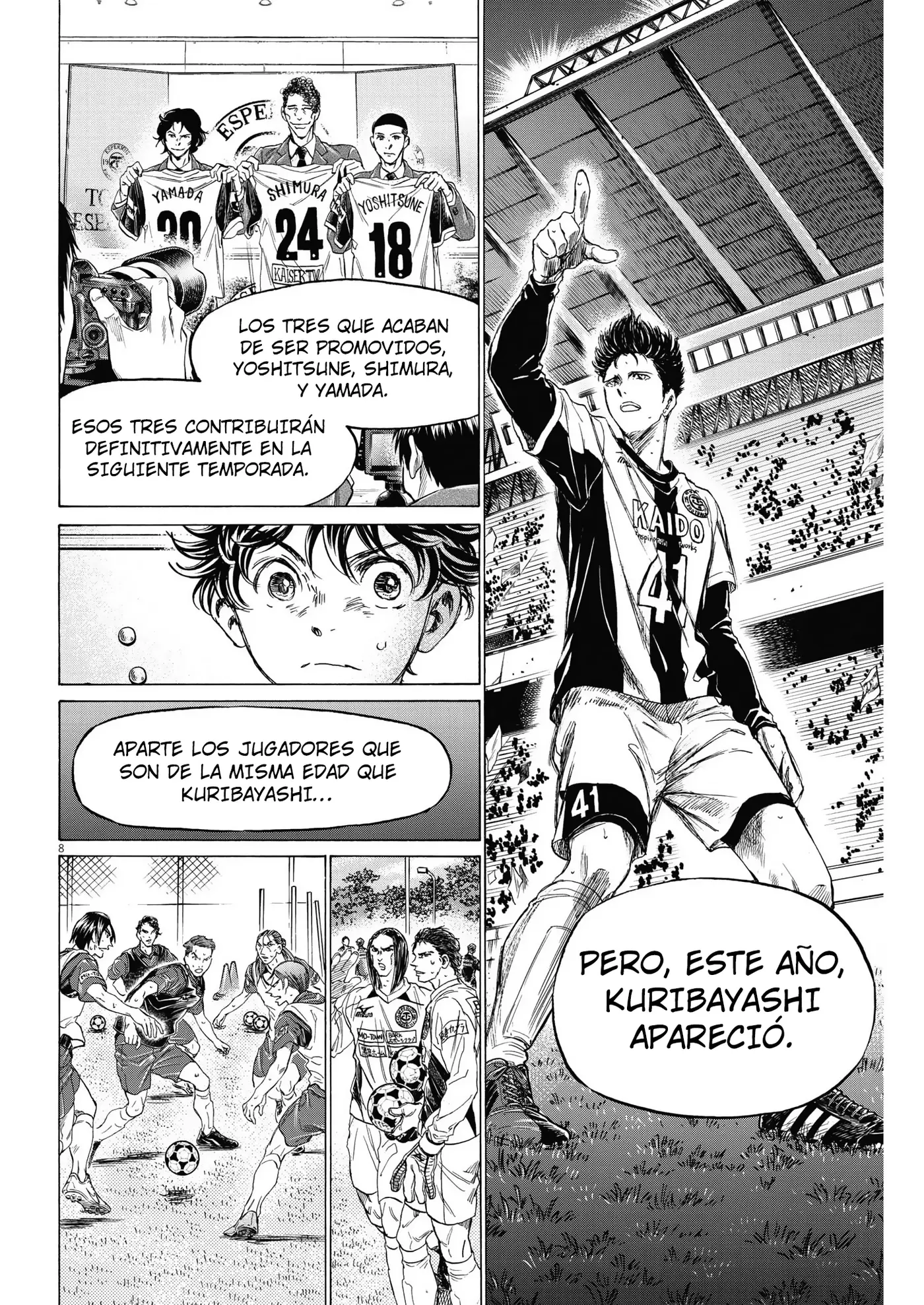 Ao ashi capítulo 309, página 9