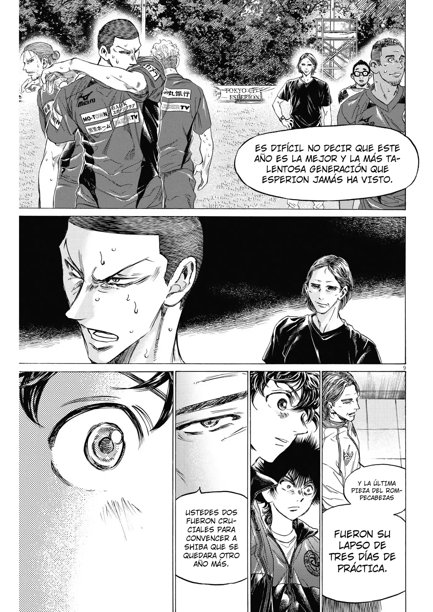 Ao ashi capítulo 309, página 10
