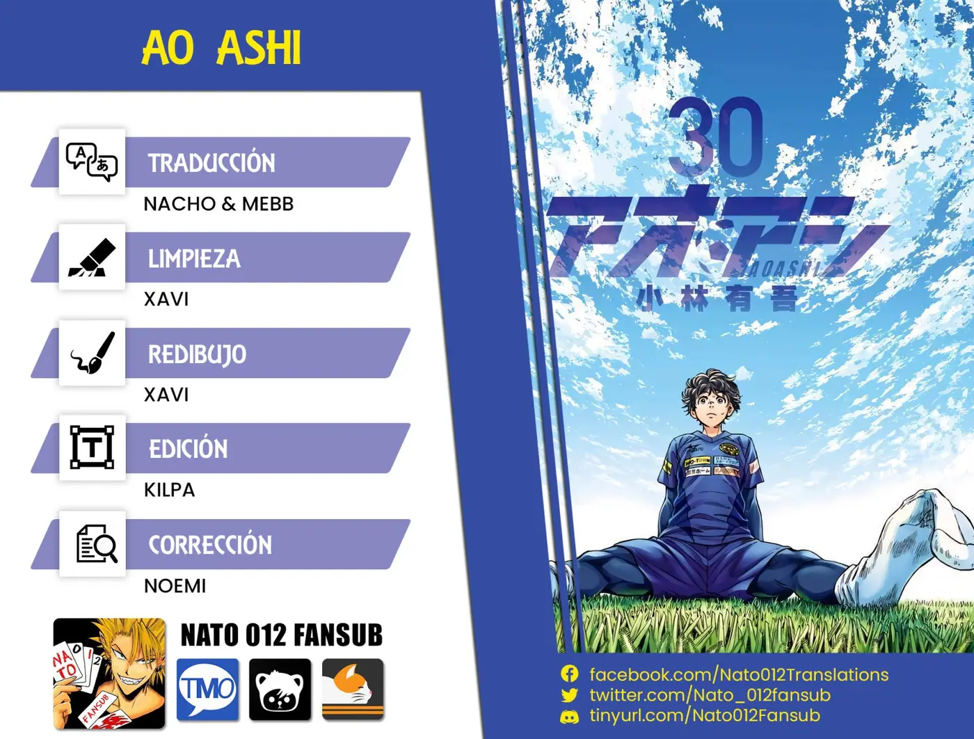 Ao ashi capítulo 310, página 1