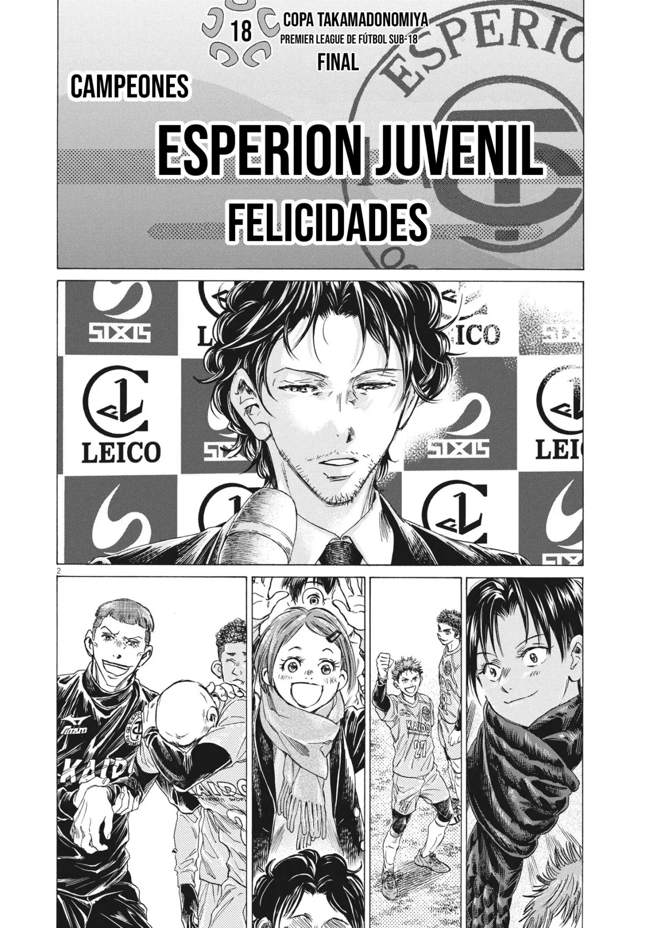 Ao ashi capítulo 310, página 3