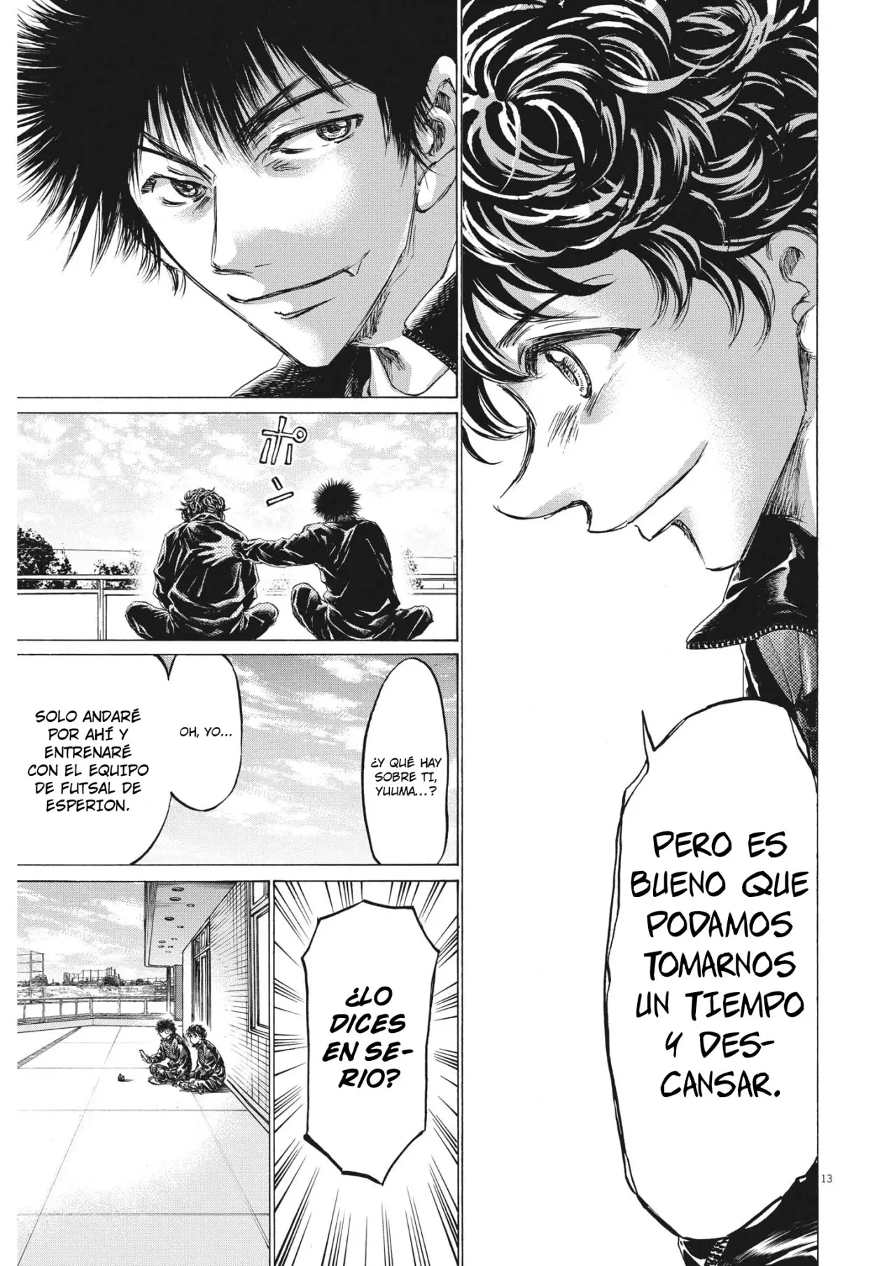 Ao ashi capítulo 310, página 14