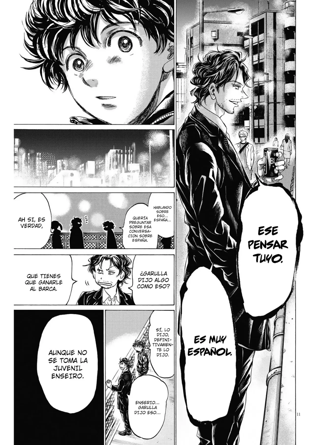 Ao ashi capítulo 312, página 11