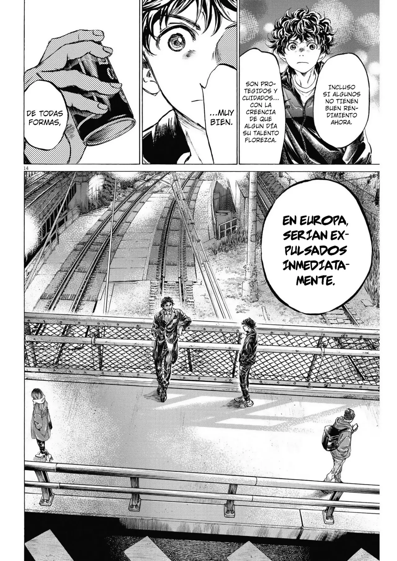 Ao ashi capítulo 312, página 14