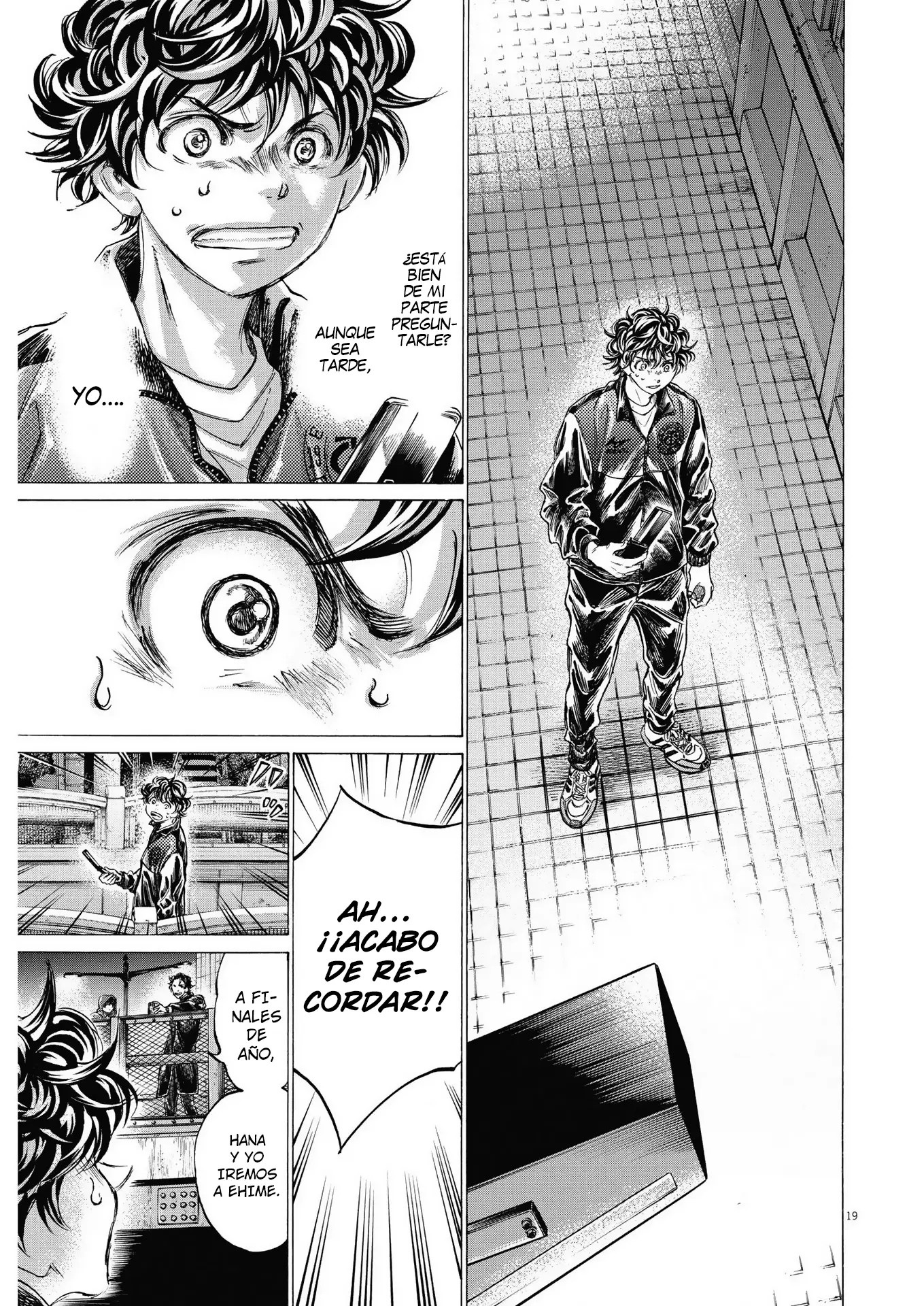 Ao ashi capítulo 313, página 19