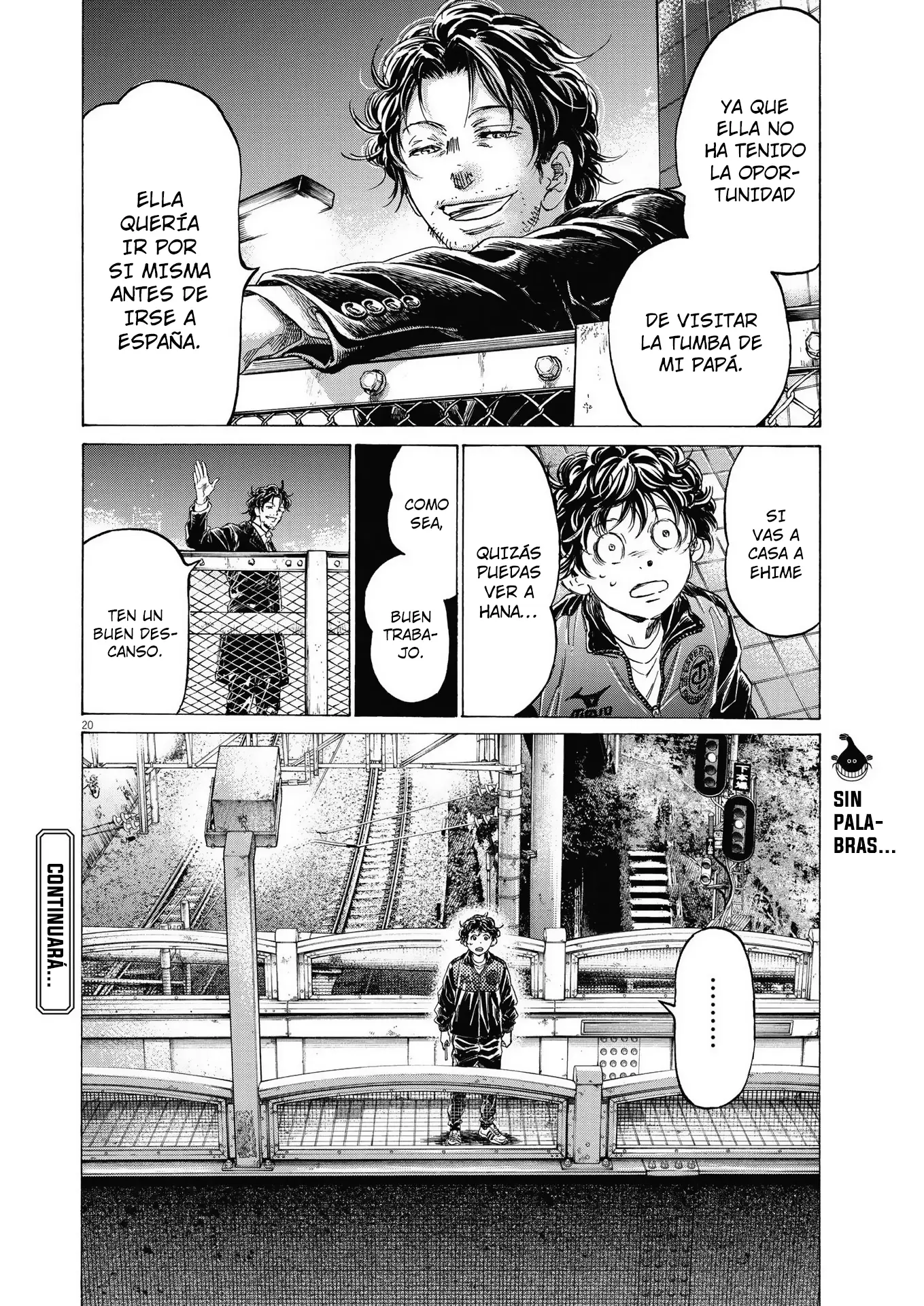 Ao ashi capítulo 313, página 20