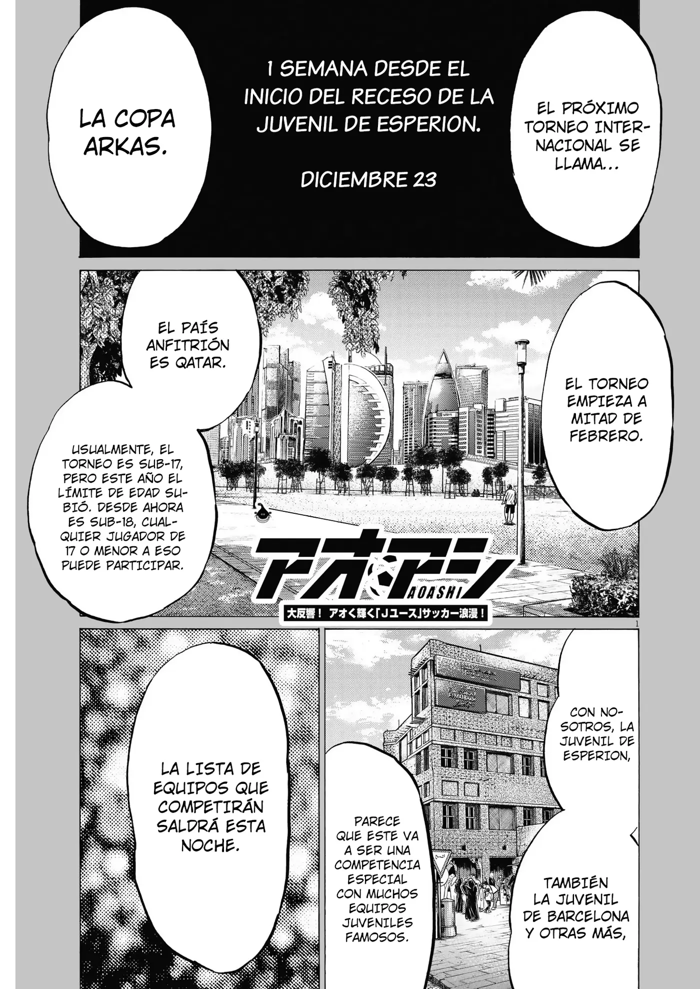 Ao ashi capítulo 314, página 2