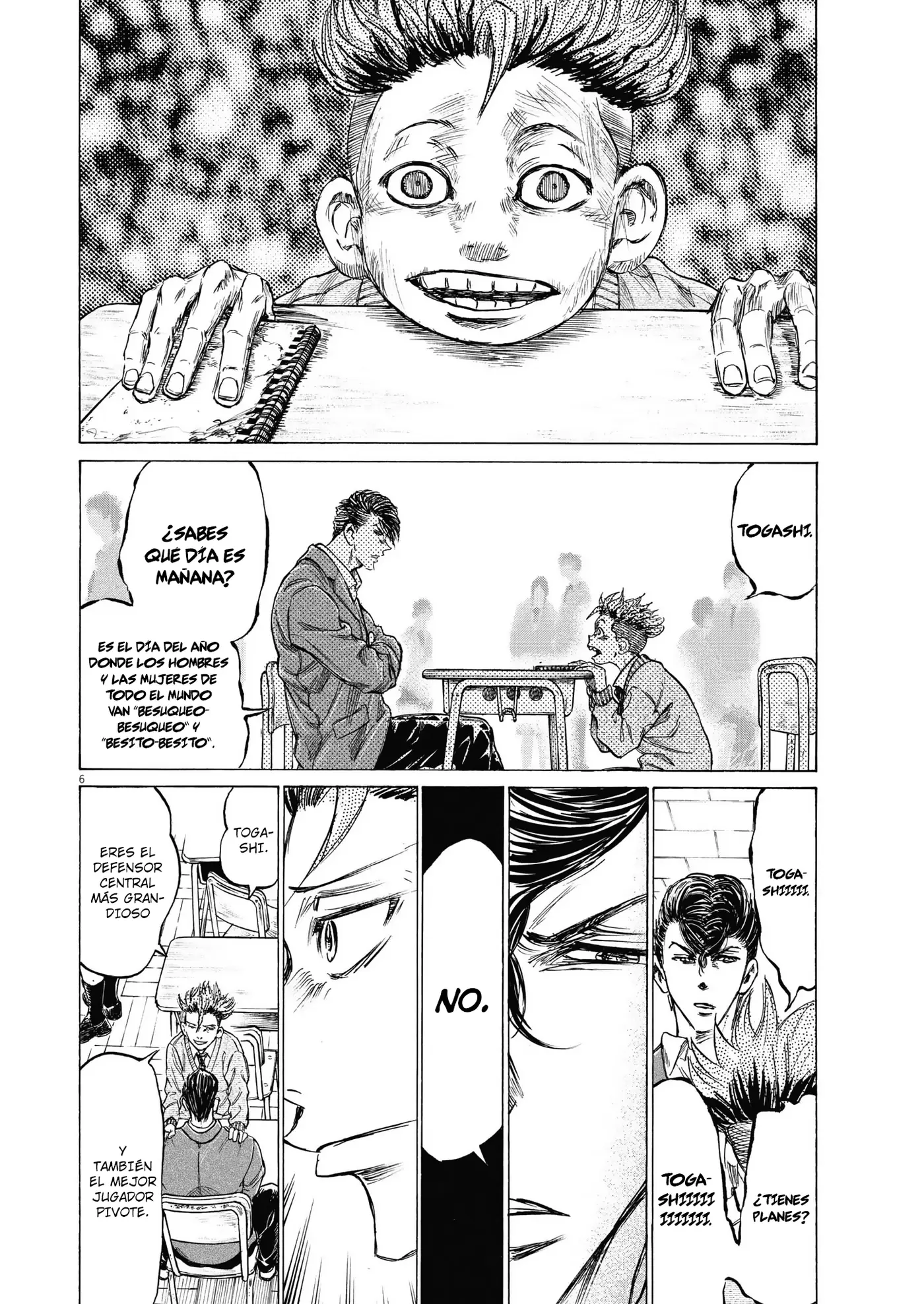 Ao ashi capítulo 314, página 7