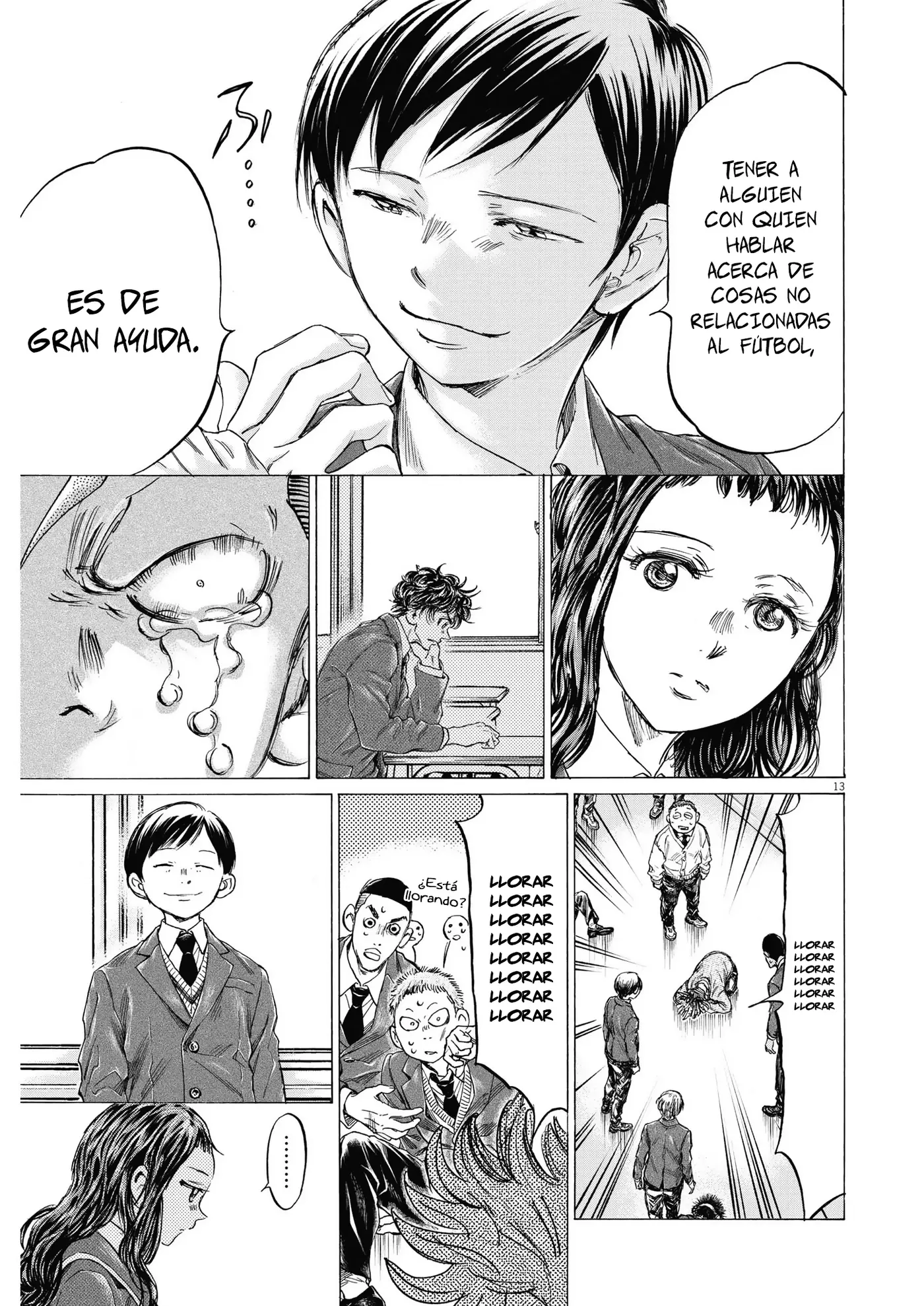 Ao ashi capítulo 314, página 14