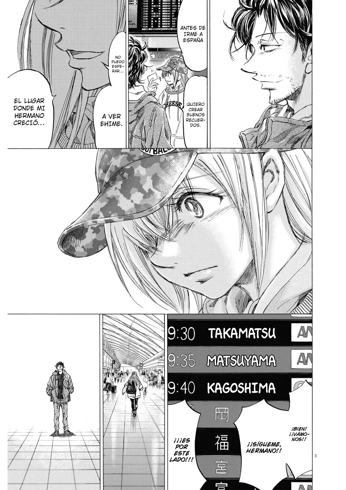 Ao ashi capítulo 316, página 4