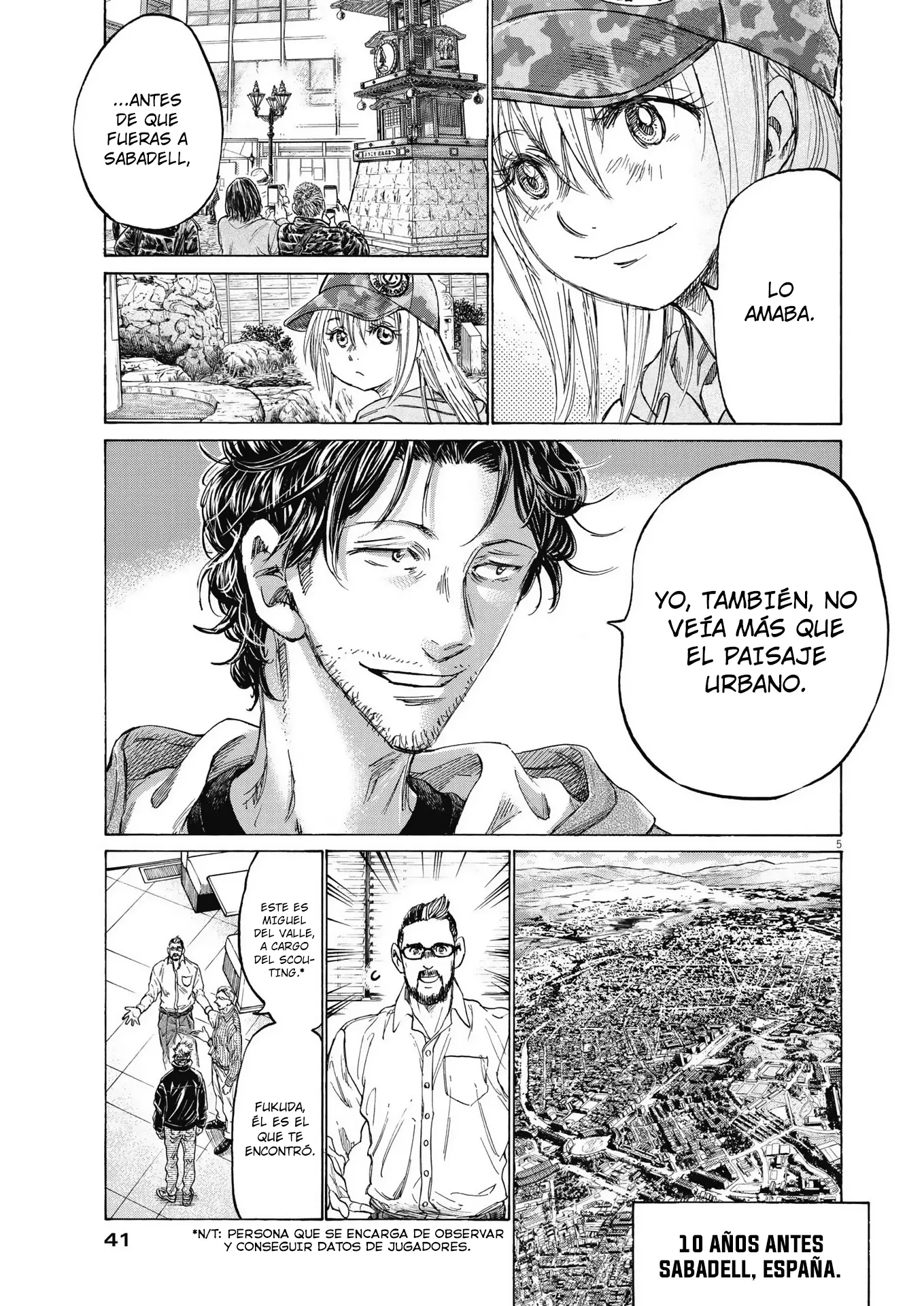 Ao ashi capítulo 317, página 6