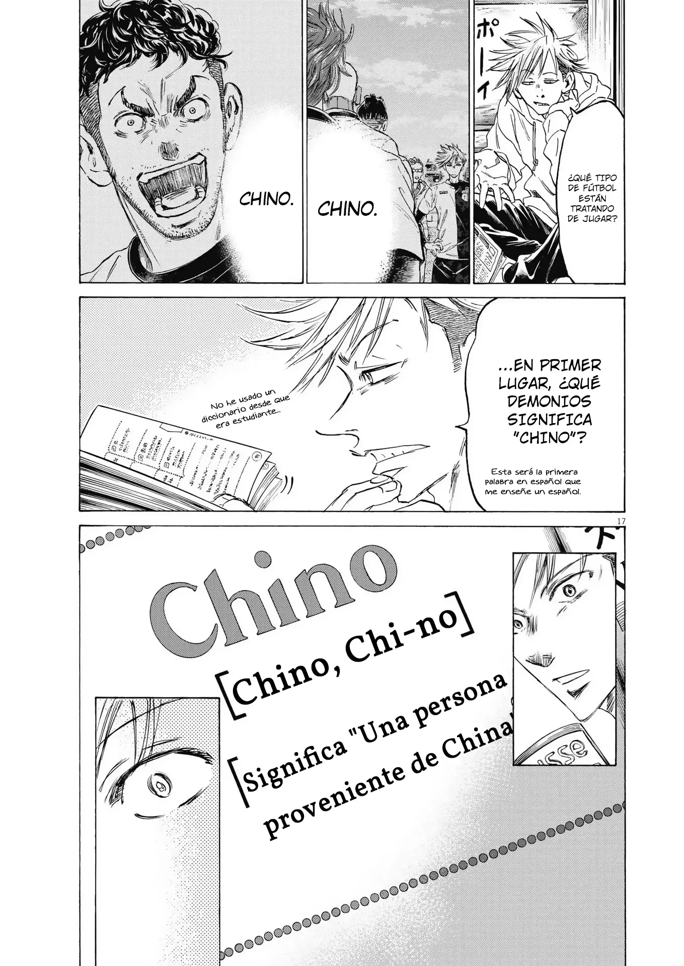 Ao ashi capítulo 317, página 18