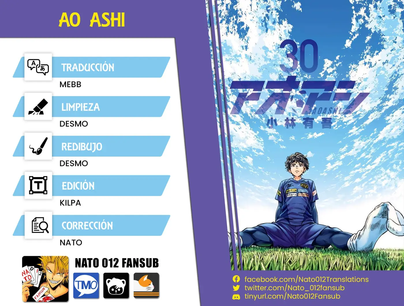 Ao ashi capítulo 318, página 1