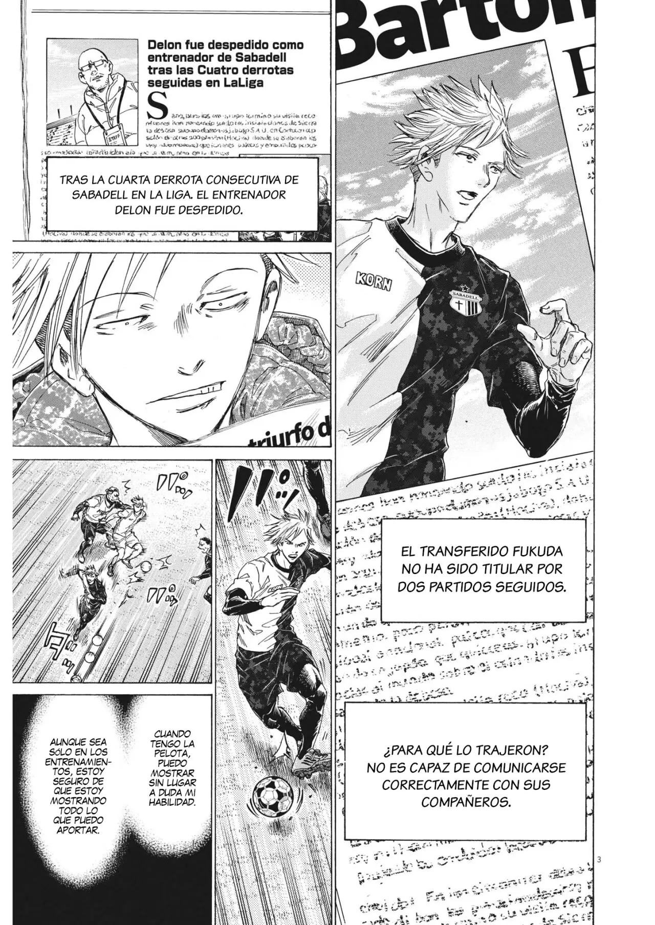 Ao ashi capítulo 318, página 4