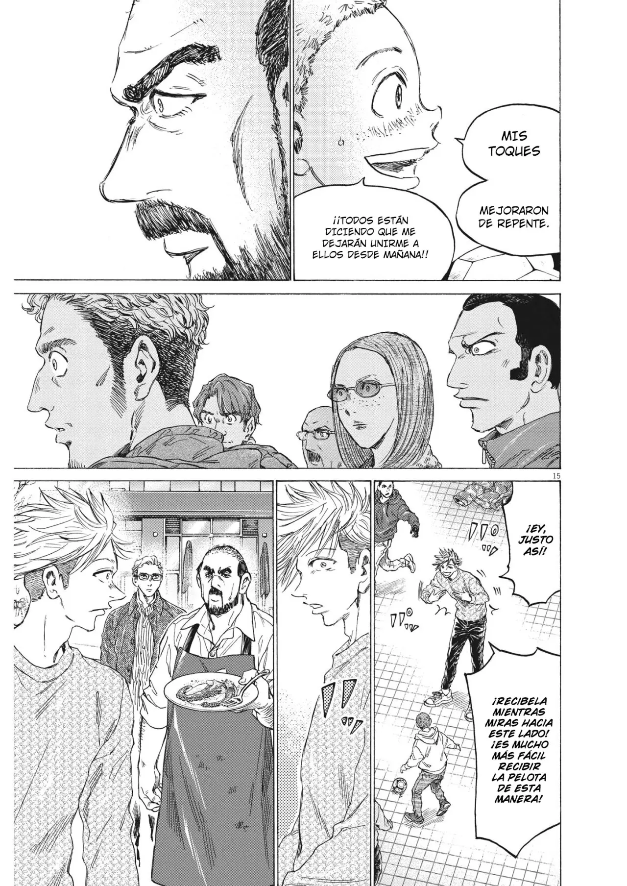 Ao ashi capítulo 318, página 16