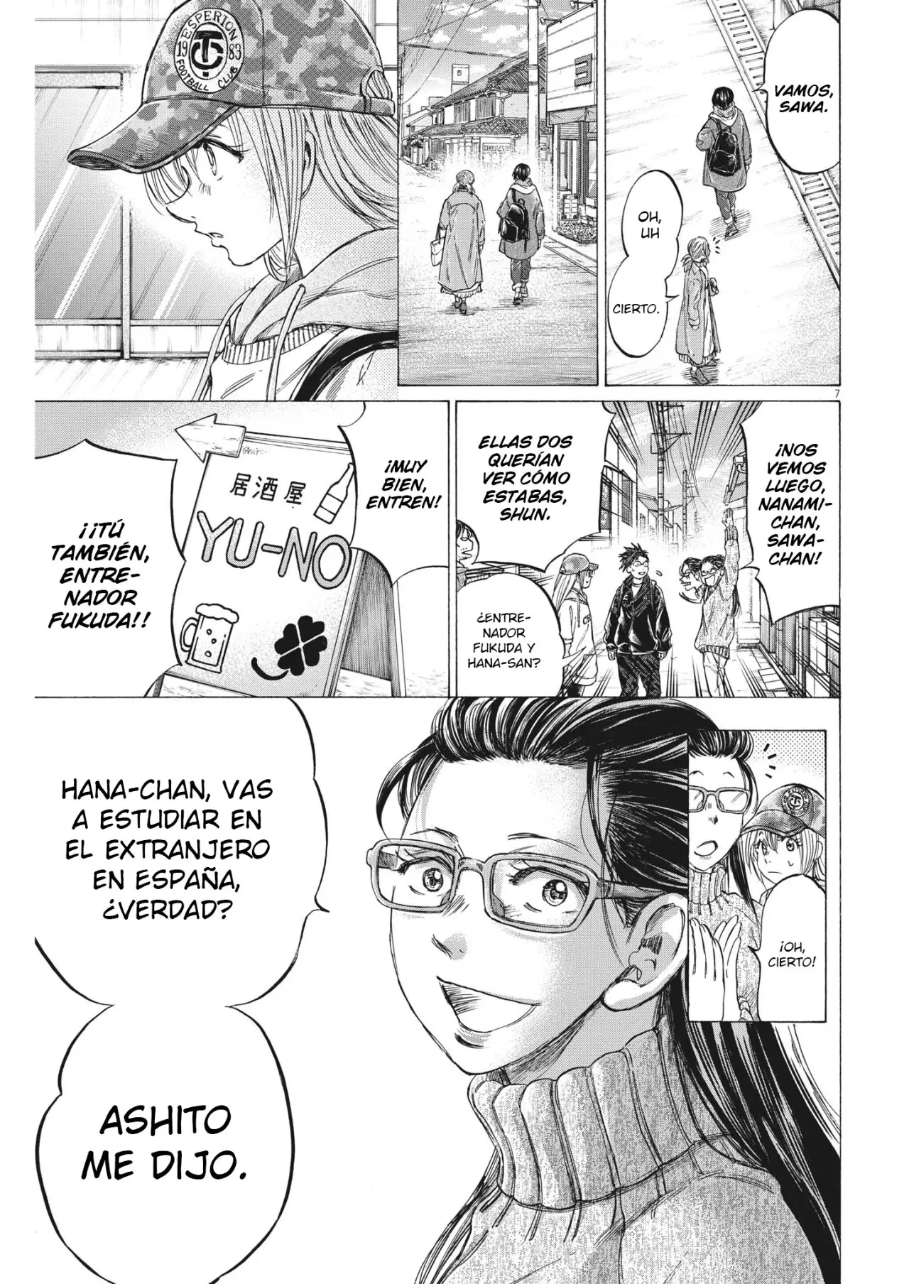 Ao ashi capítulo 320, página 8
