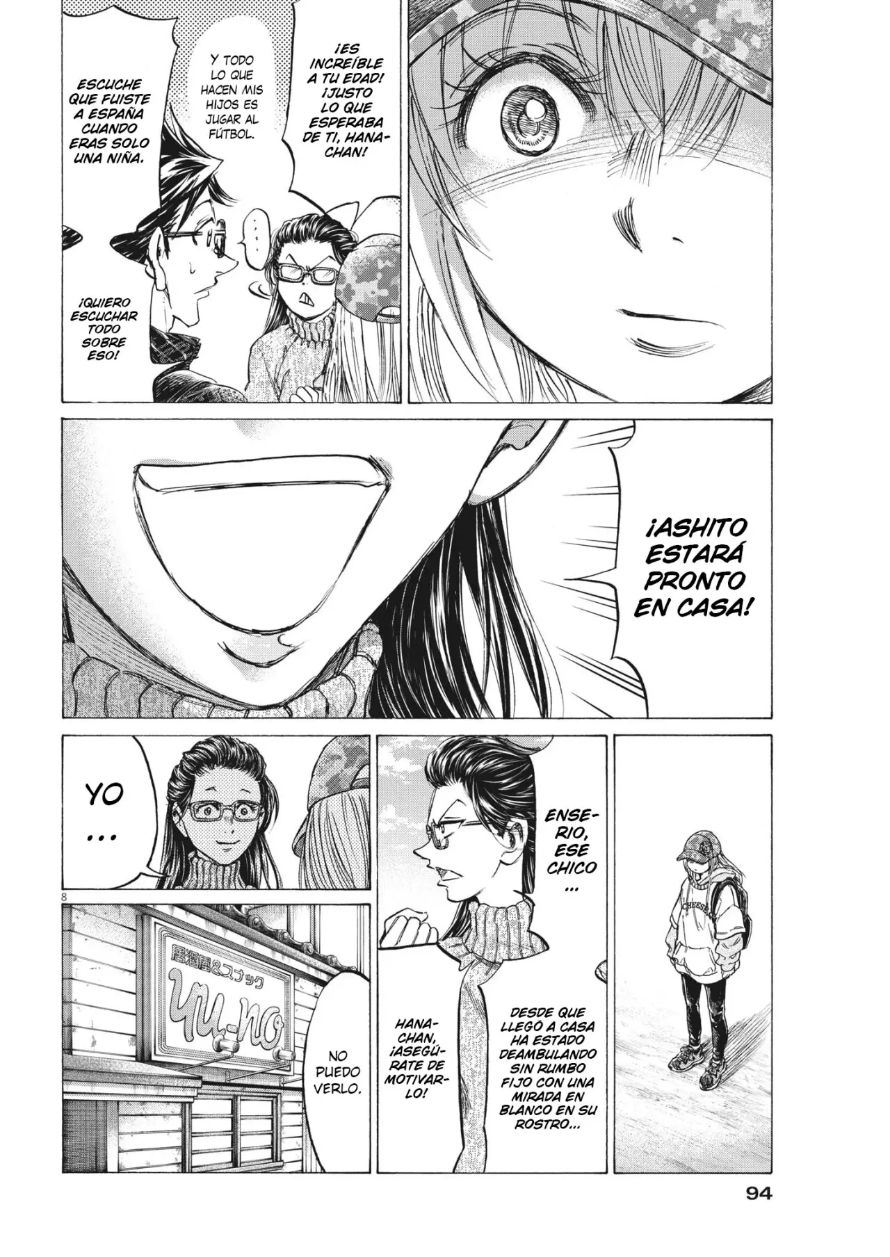 Ao ashi capítulo 320, página 9