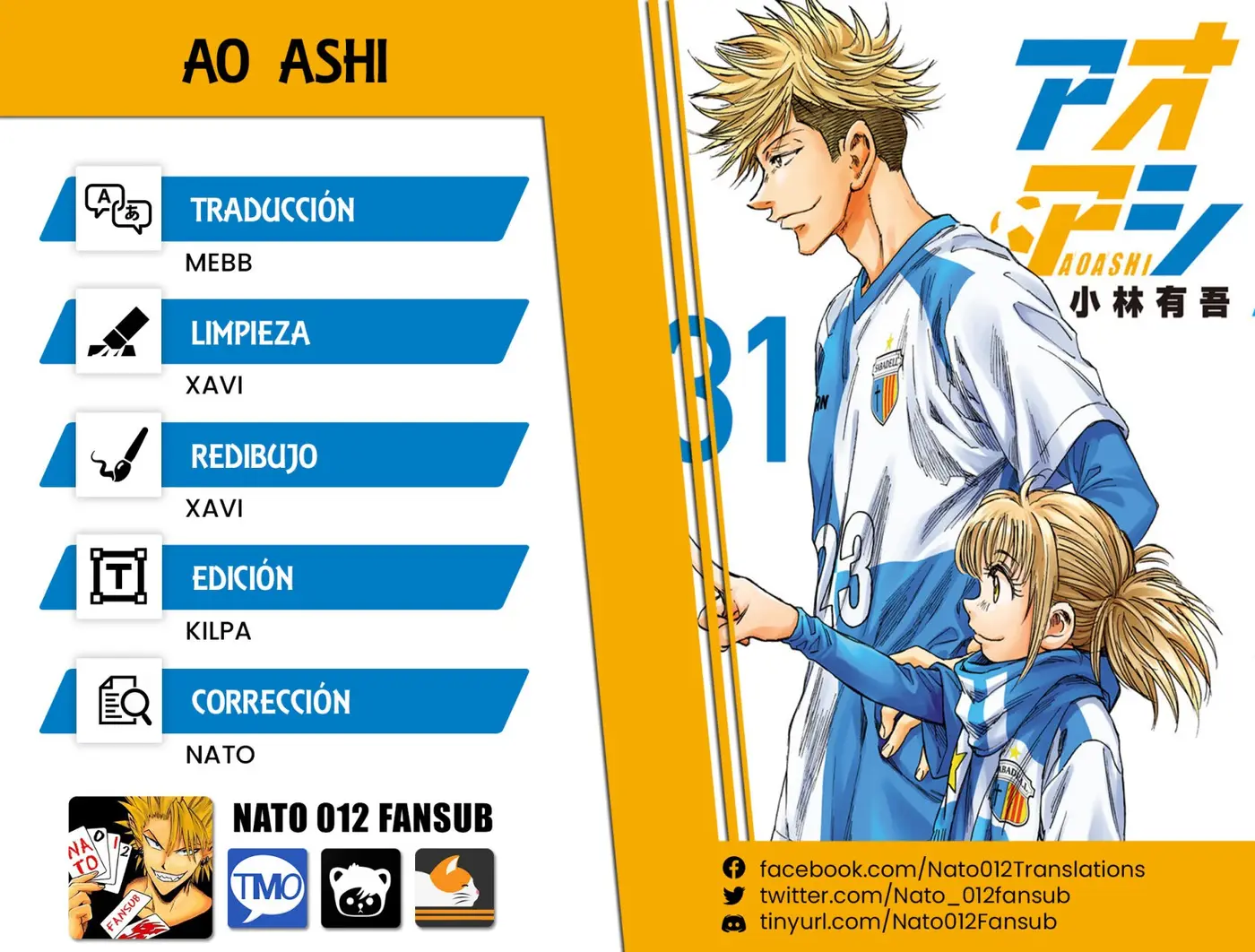 Ao ashi capítulo 321, página 1