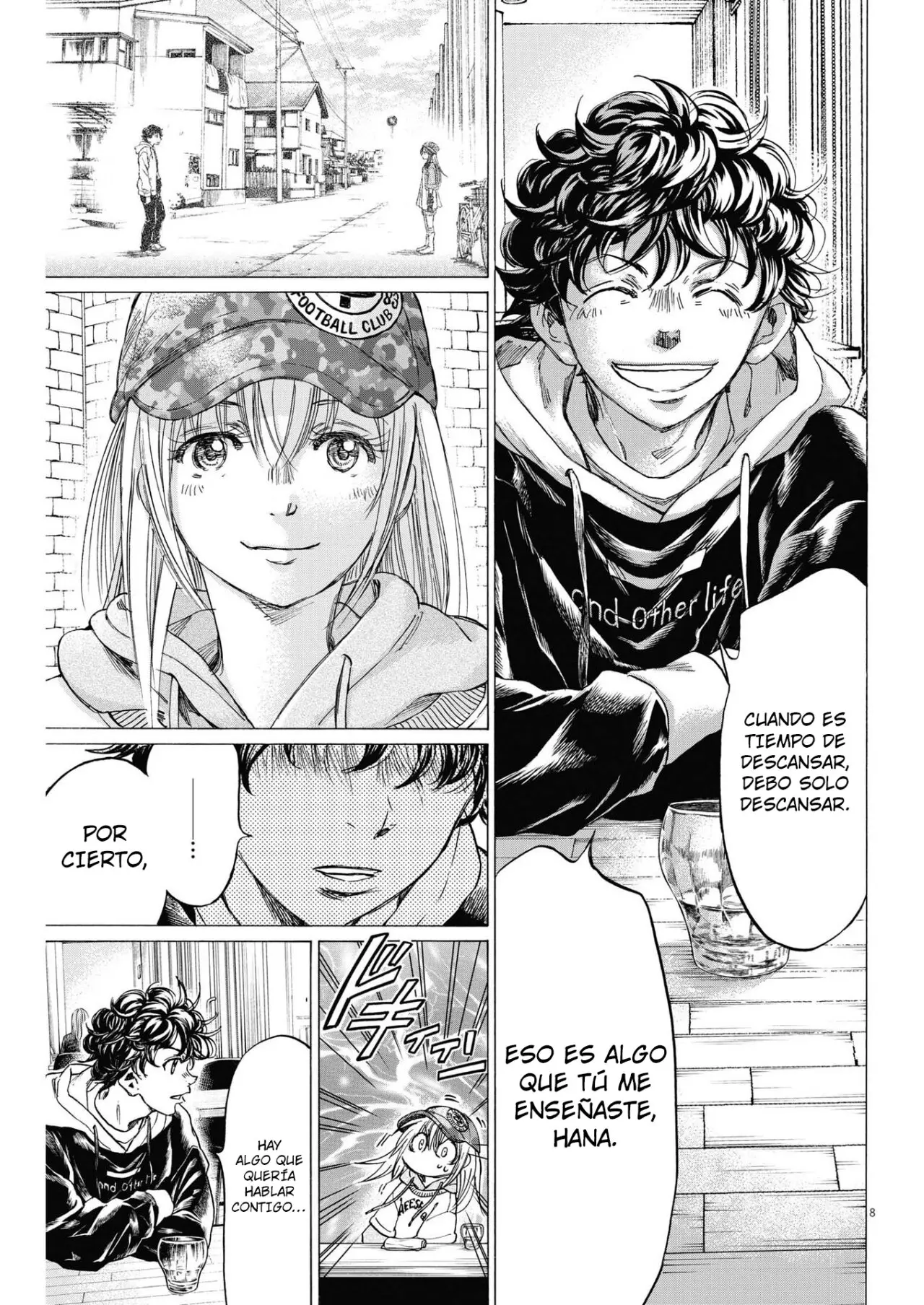 Ao ashi capítulo 321, página 9