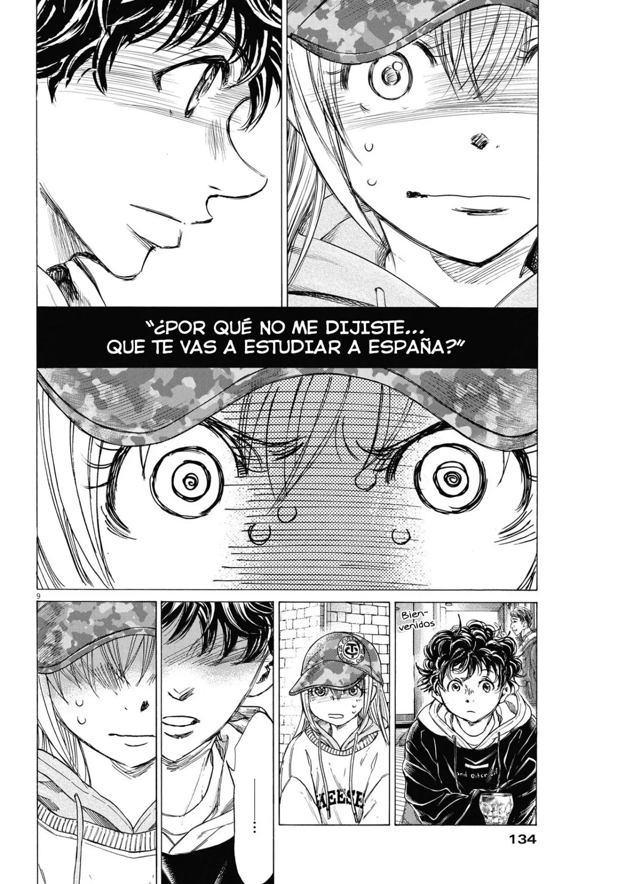Ao ashi capítulo 321, página 10