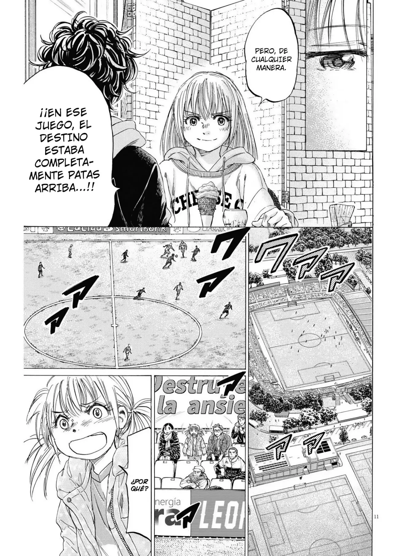 Ao ashi capítulo 322, página 13